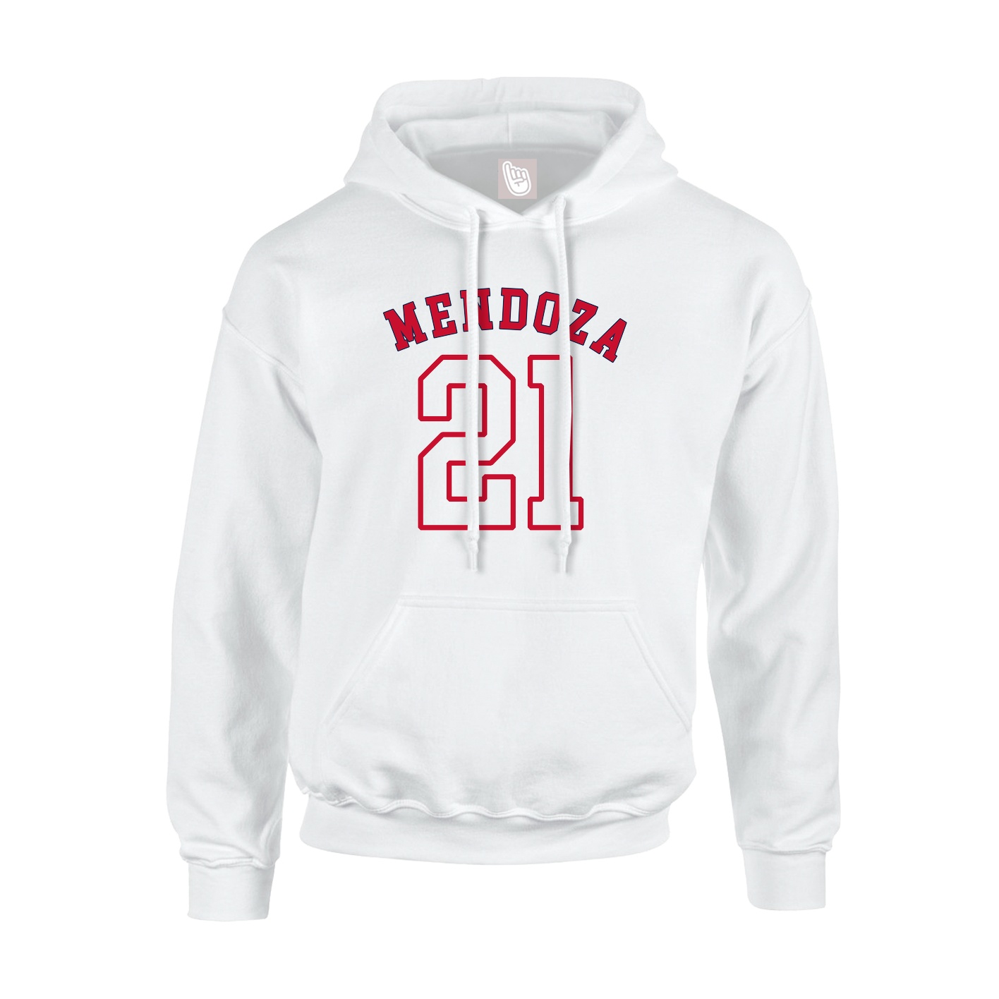Youth Hoodie — Shirsey Arch in White