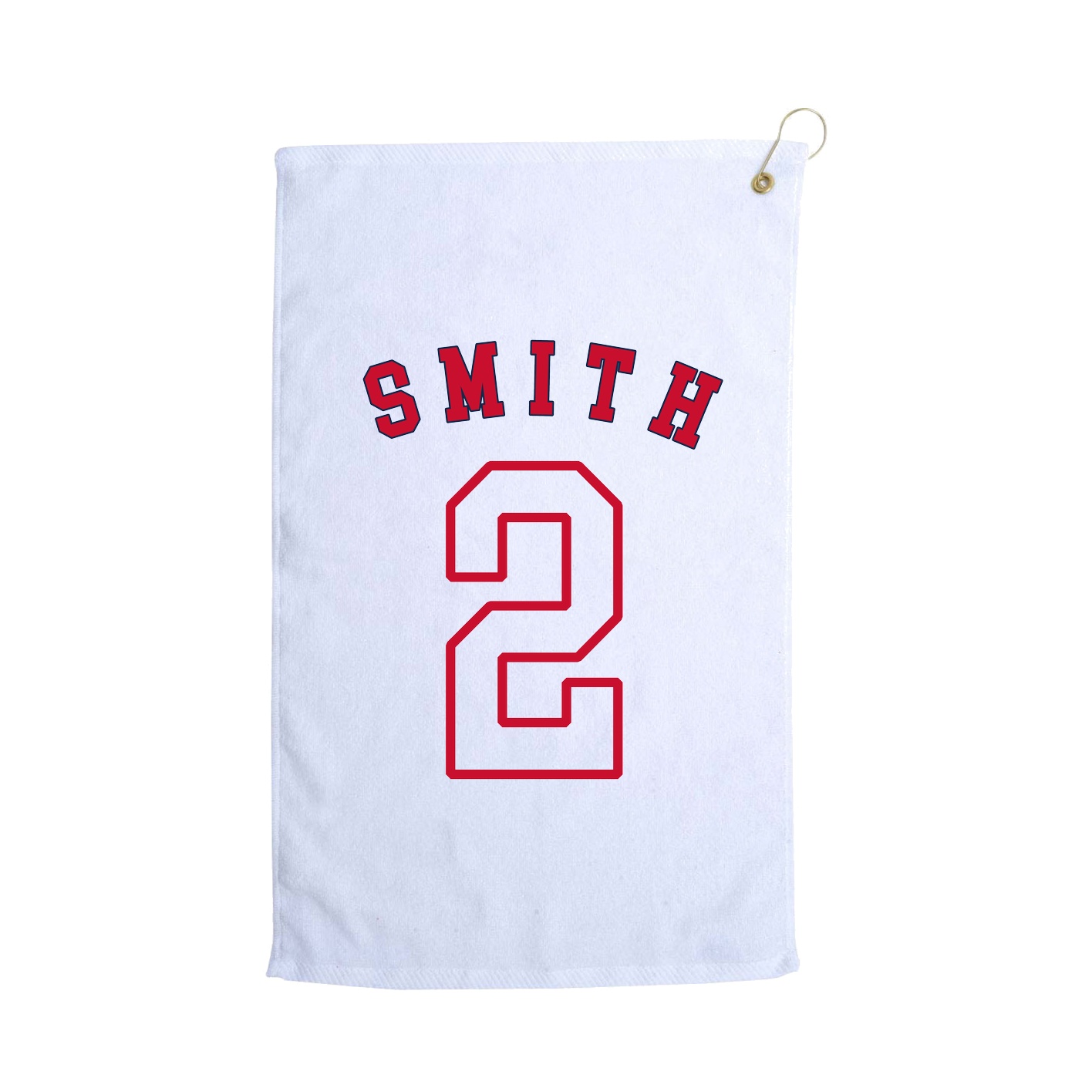 Golf Towel — Shirsey Arch in White