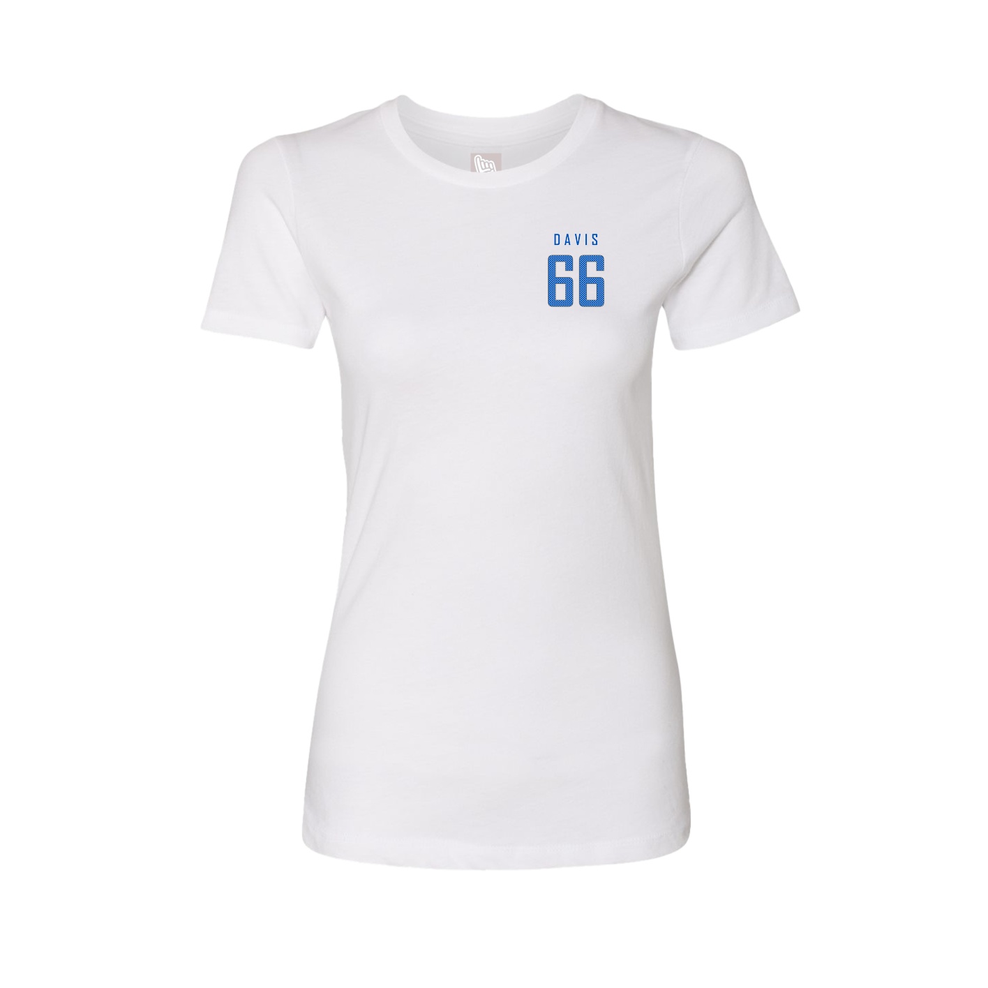 Fitted Women's Tee — Mesh Shirsey in White