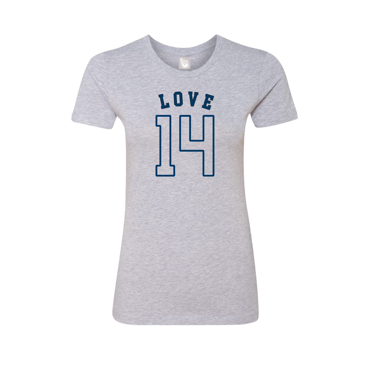 Fitted Women's Tee — Shirsey Arch in Grey