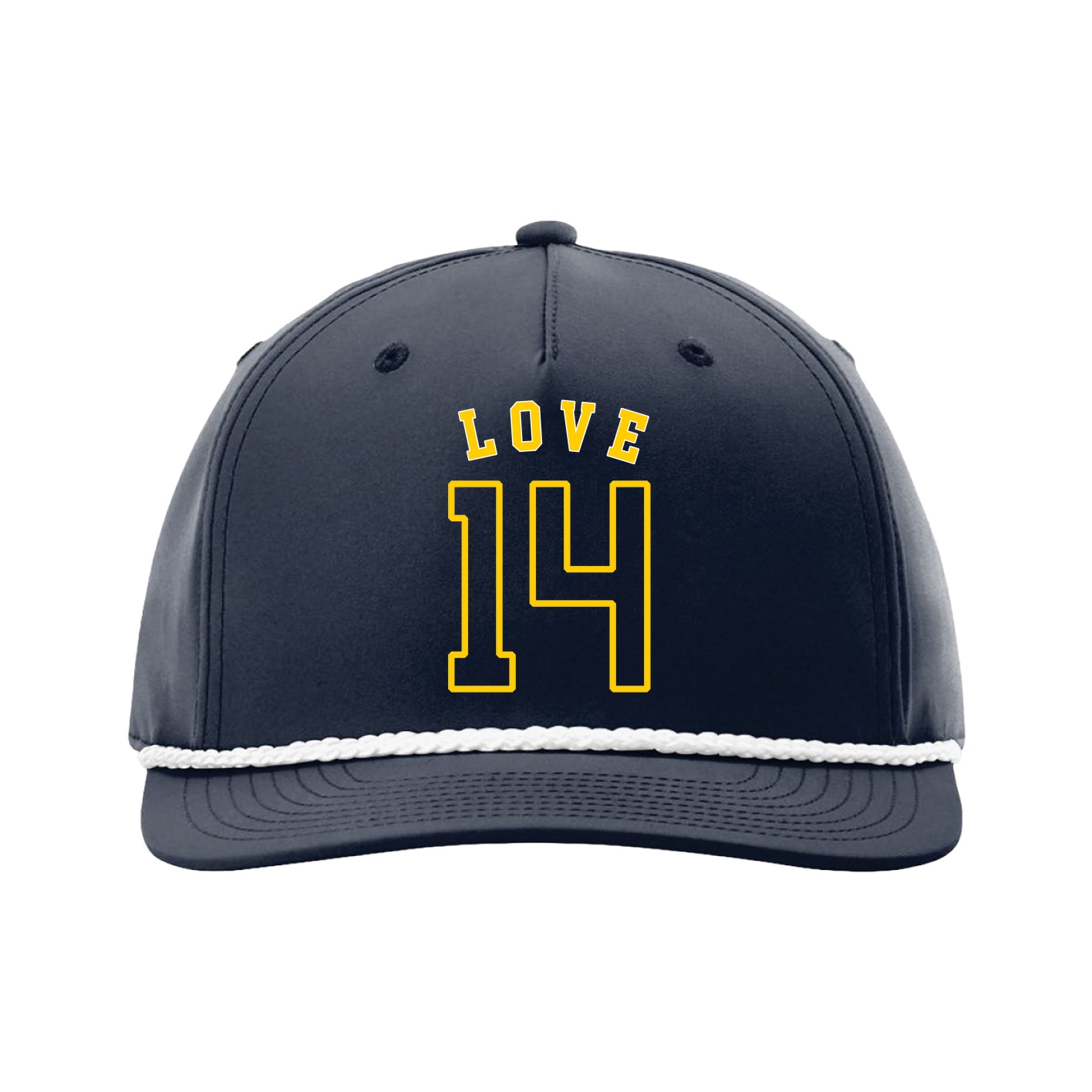 Five-Panel Classic Rope Cap — Shirsey Arch in Navy