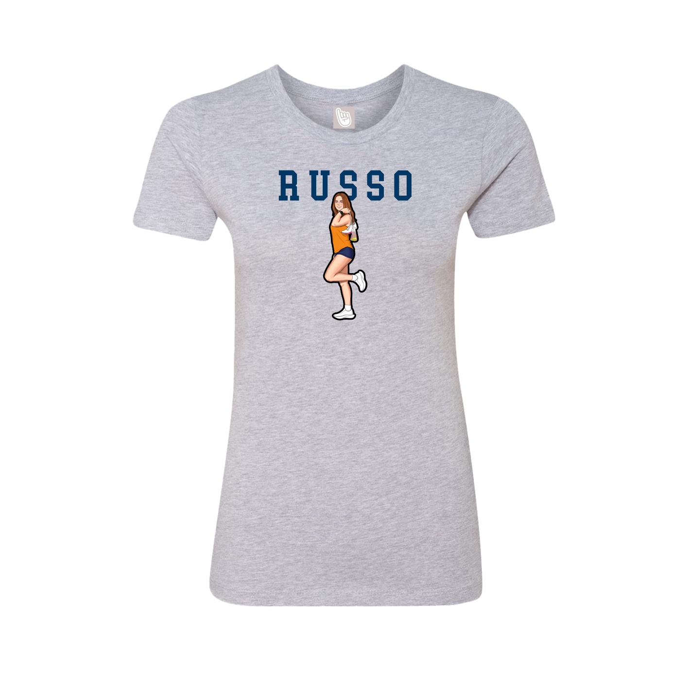 Fitted Women's Tee — Shirsey in Grey
