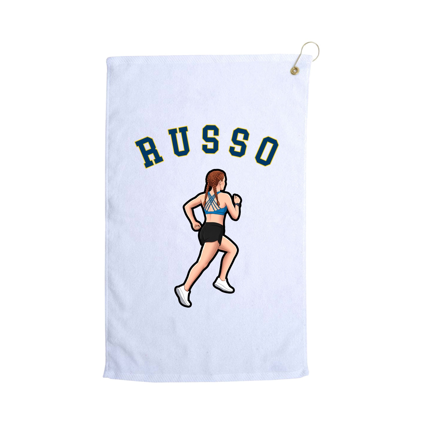 Golf Towel — Shirsey Arch in White