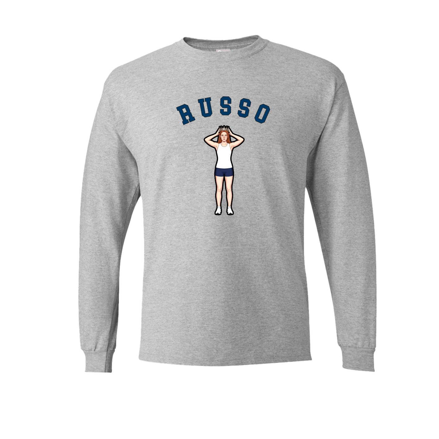 Long Sleeve Tee — Shirsey Arch in Grey