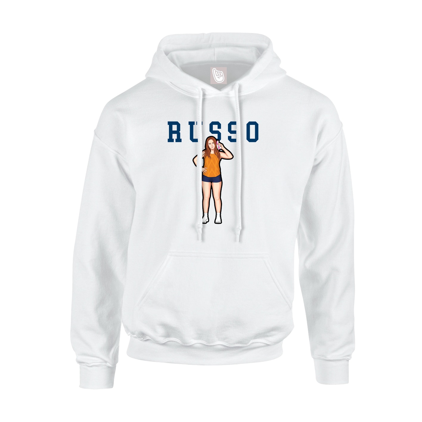 Hoodie — Shirsey in White