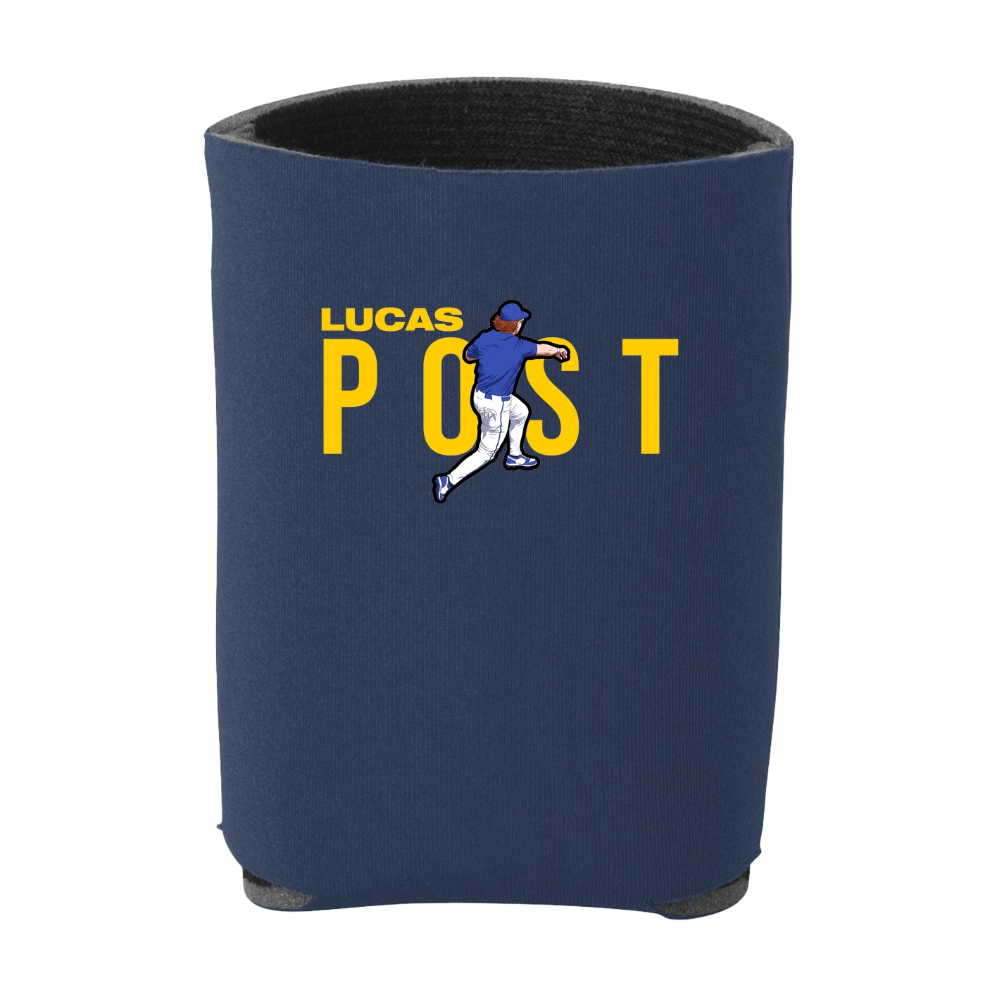 Can Holder — Player Name in Navy