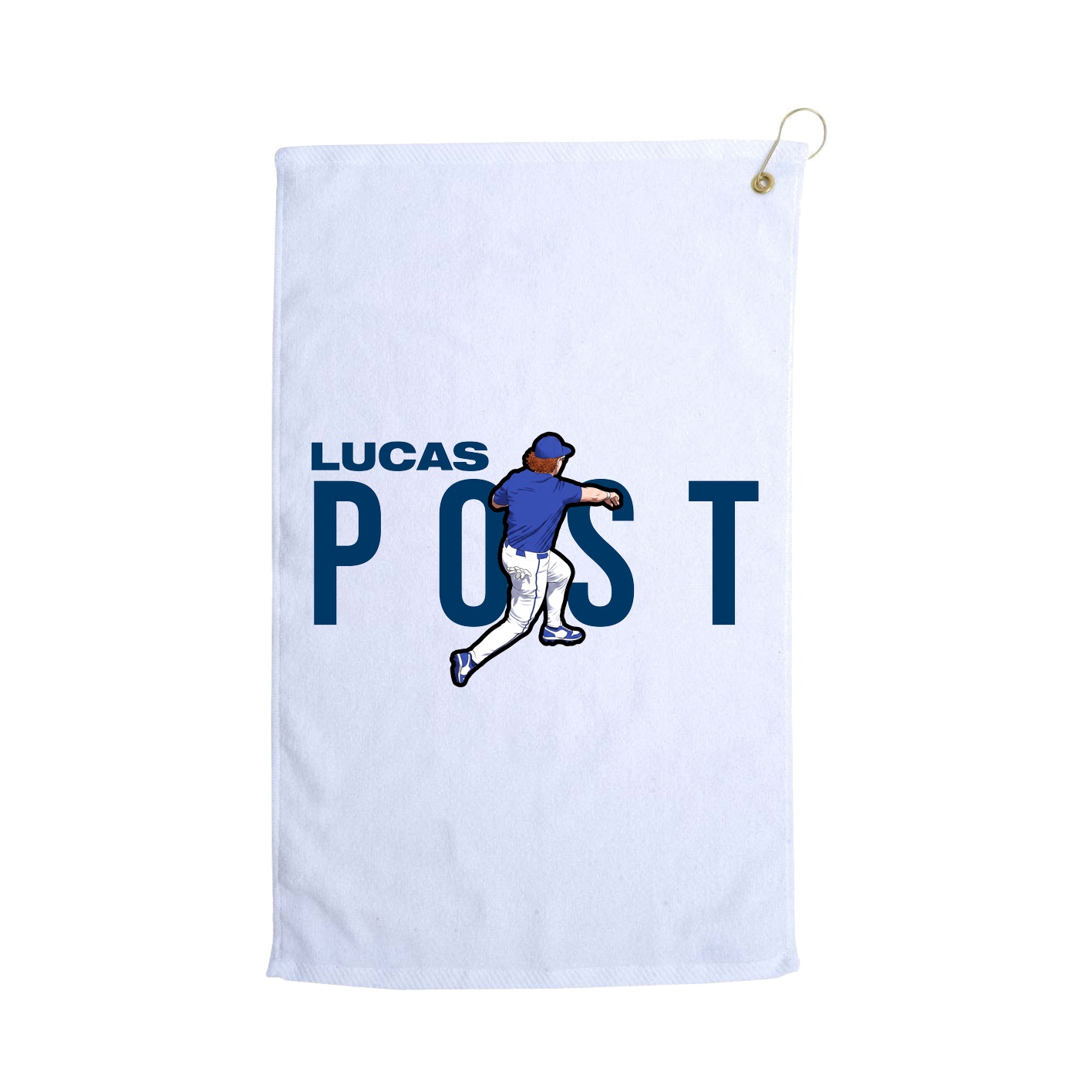 Golf Towel — Player Name in White