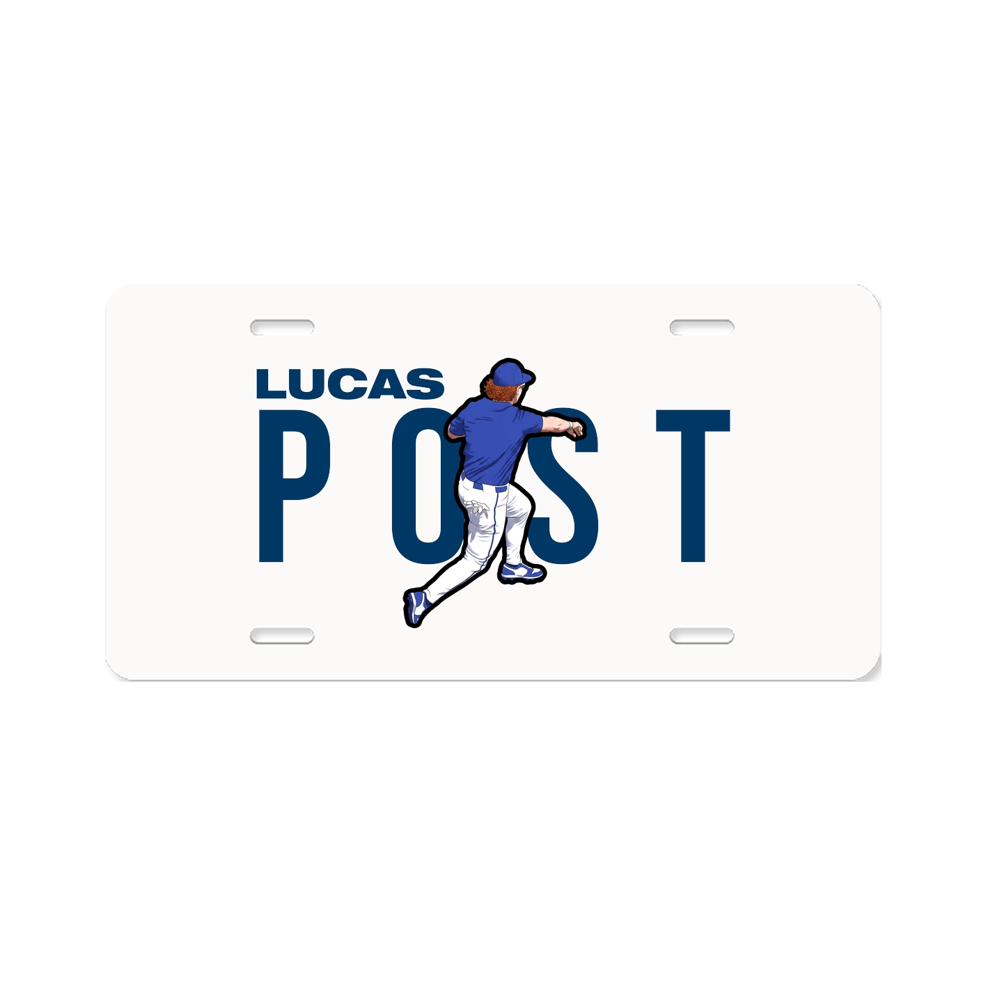 License Plate — Player Name in Classic