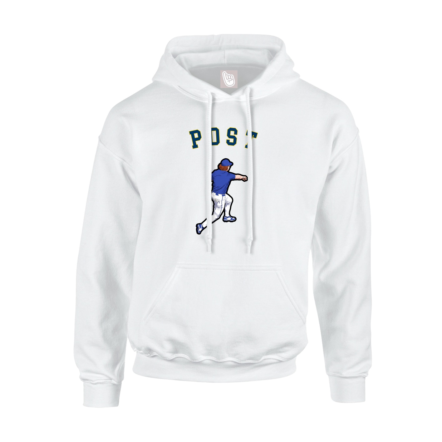 Youth Hoodie — Shirsey Arch in White