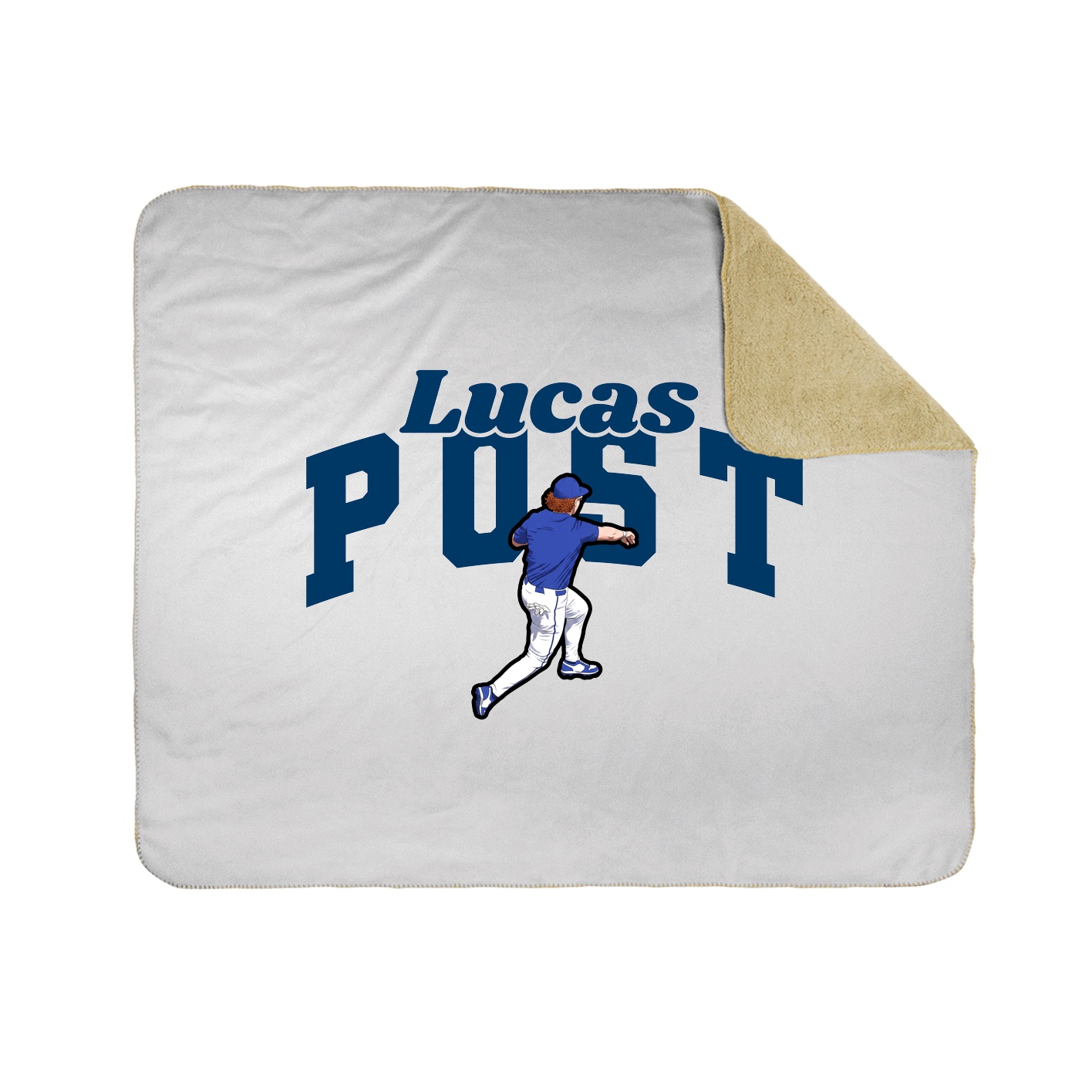 Throw Blanket — Signature Arch in White