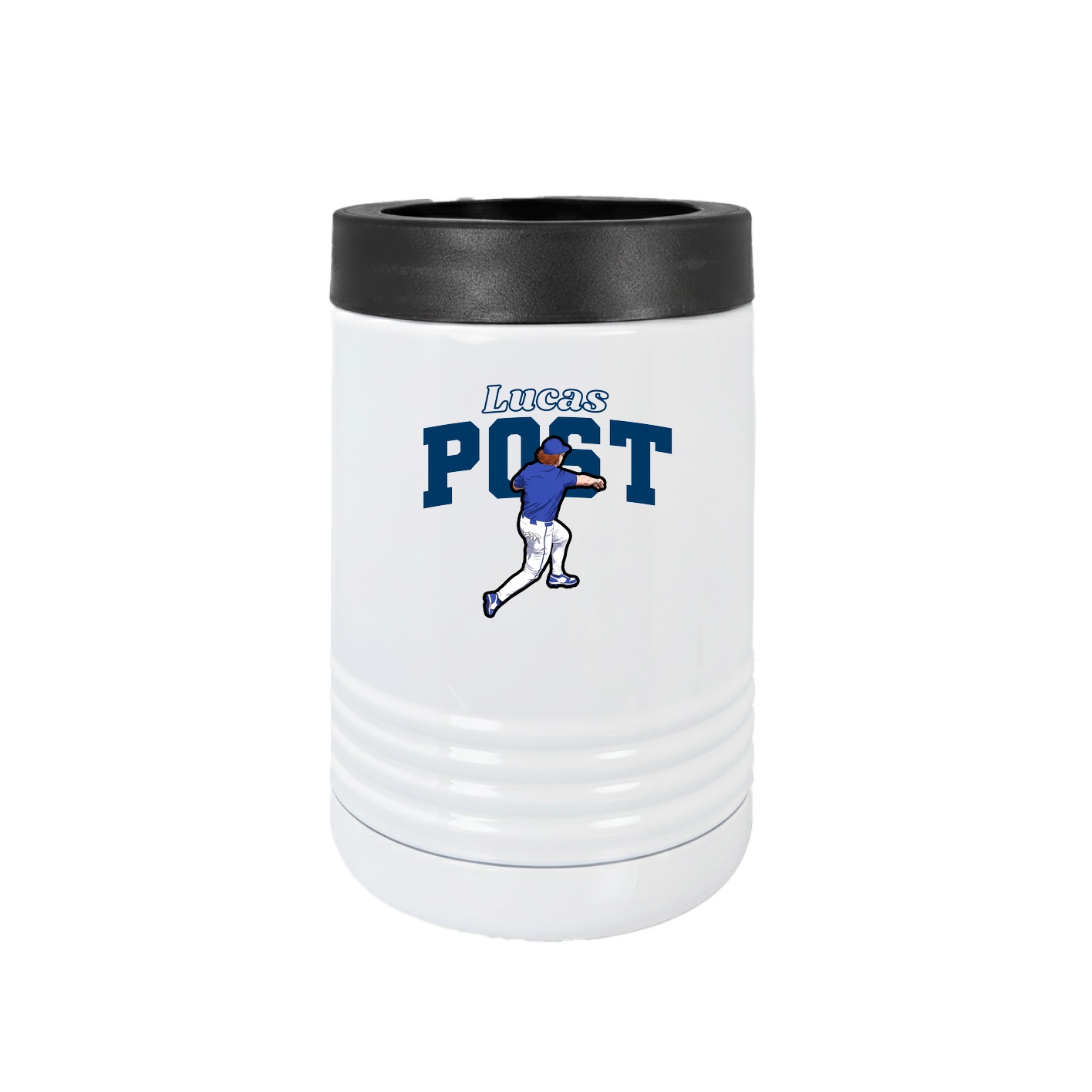 Beverage Holder — Name Arch in White