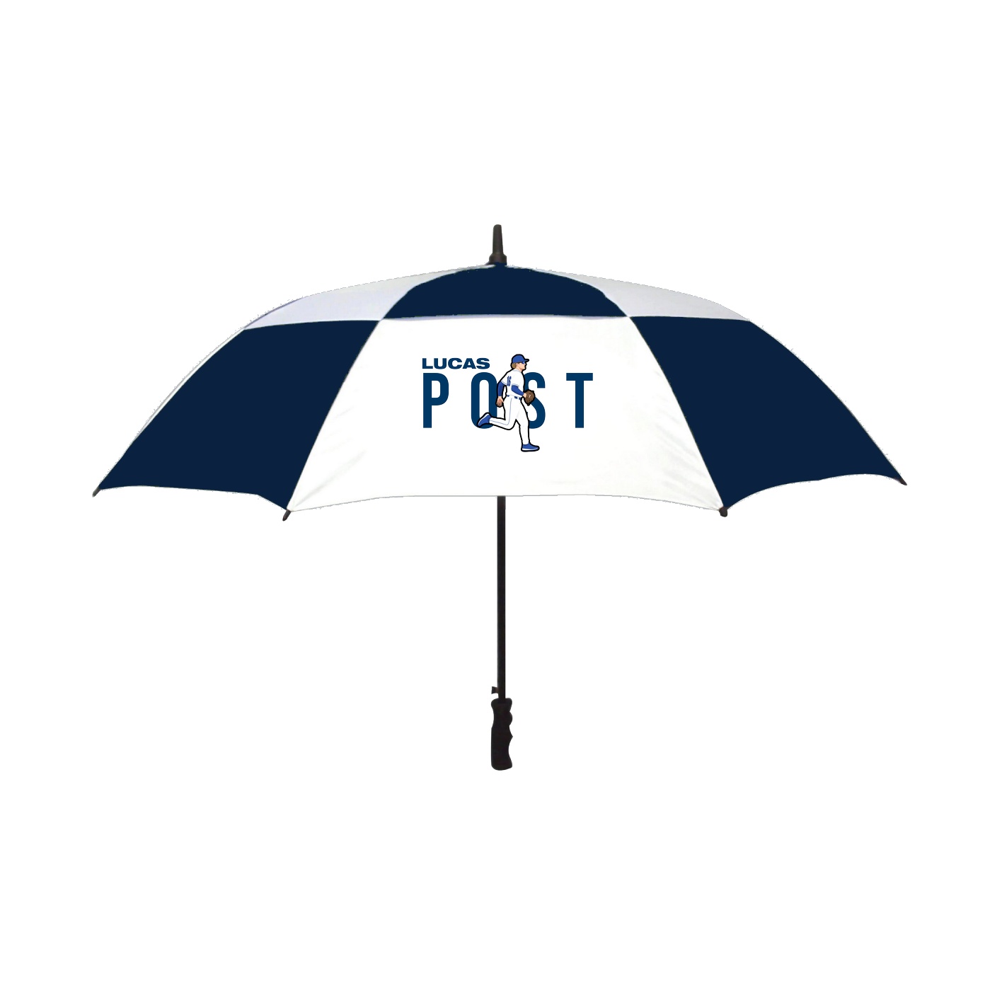 Golf Umbrella — Player Name in Navy