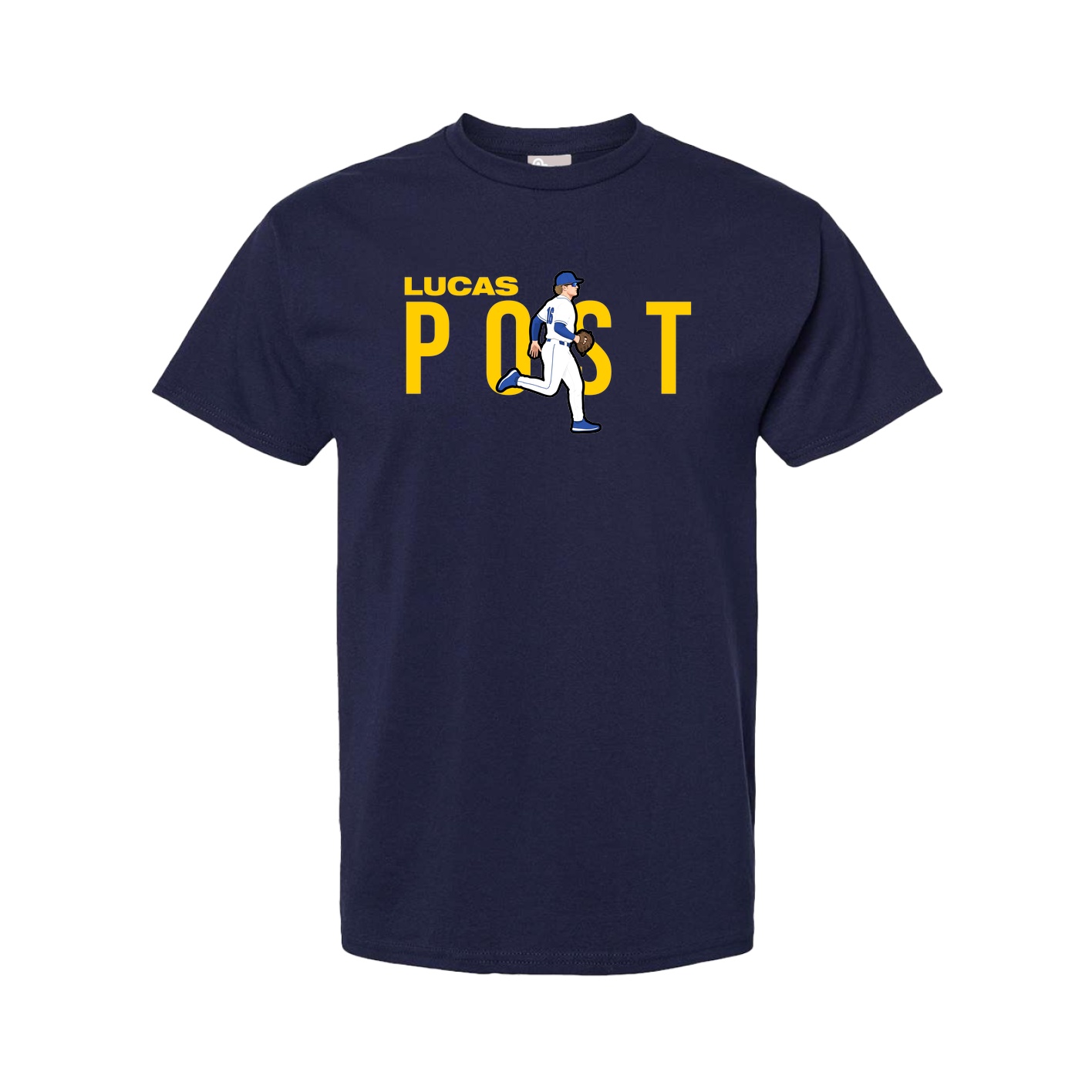 Youth Tee — Player Name in Navy