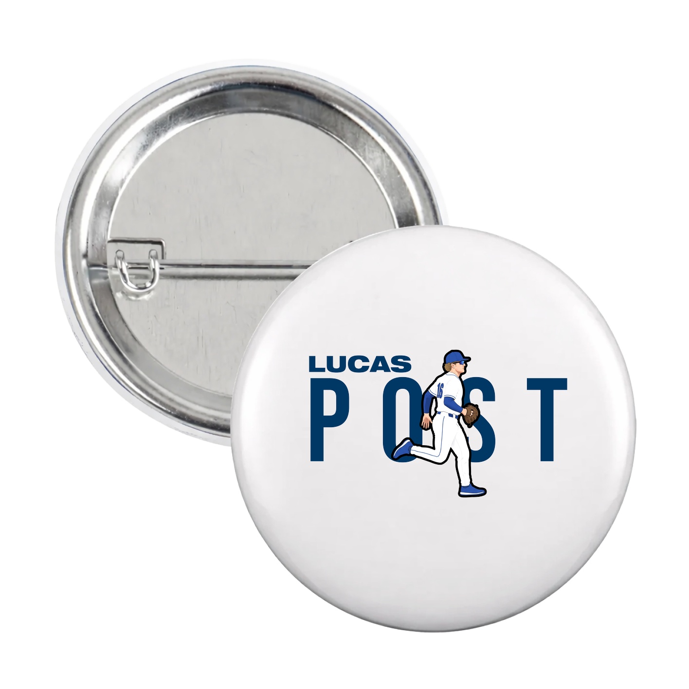 Game Day Button — Player Name in White
