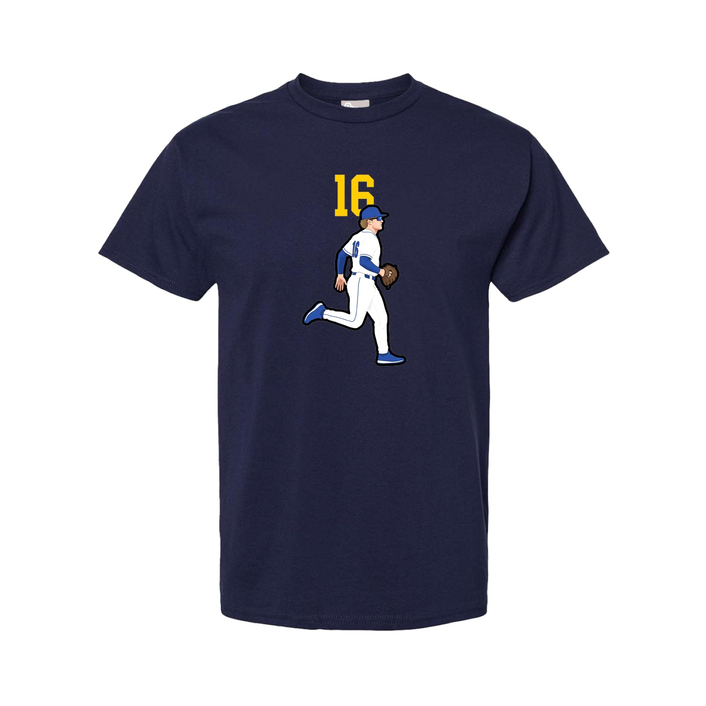 Tee — Number Top in Navy