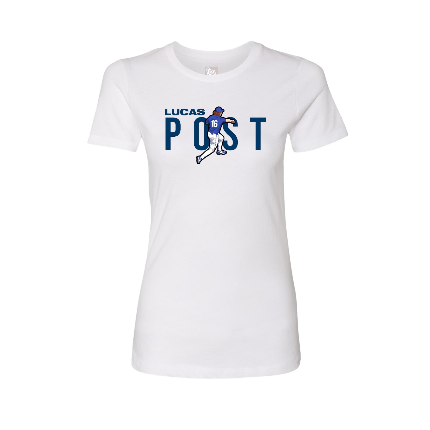 Womens Tee — Player Name in White