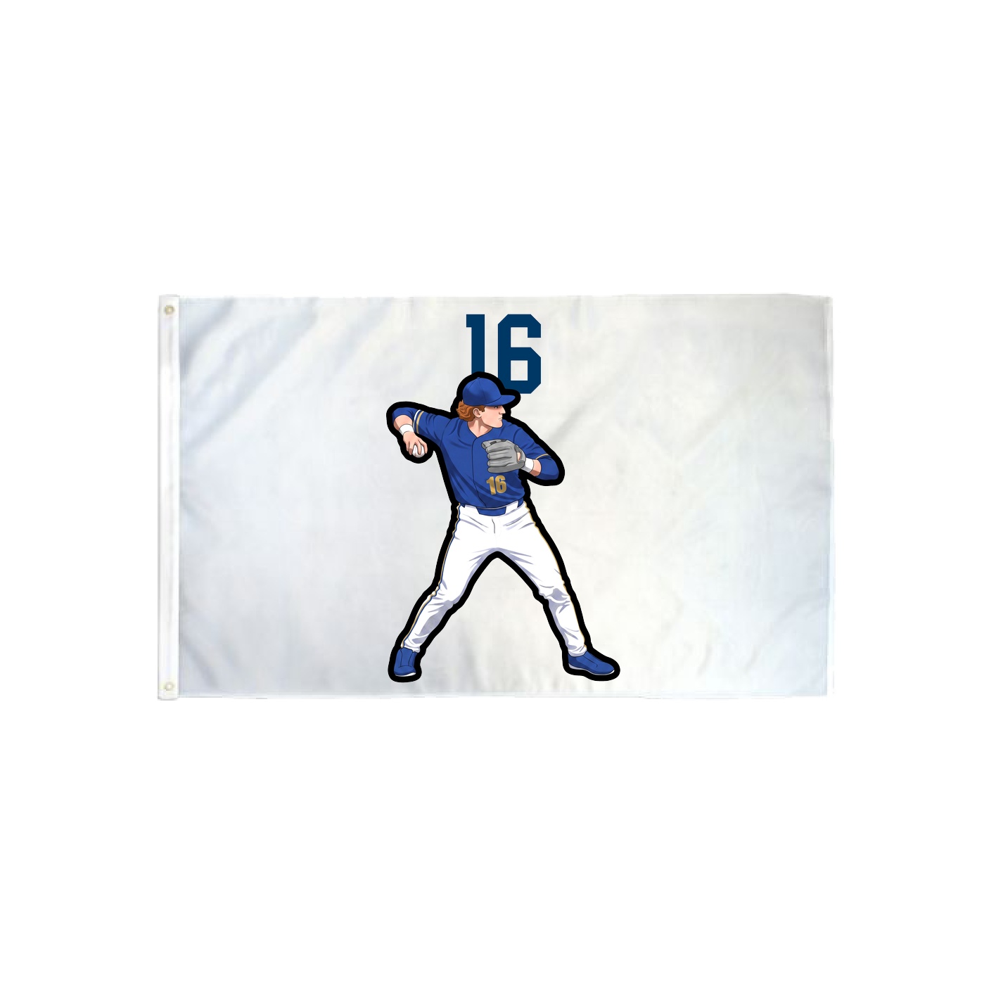 3x5 Flag — Number Top in Classic