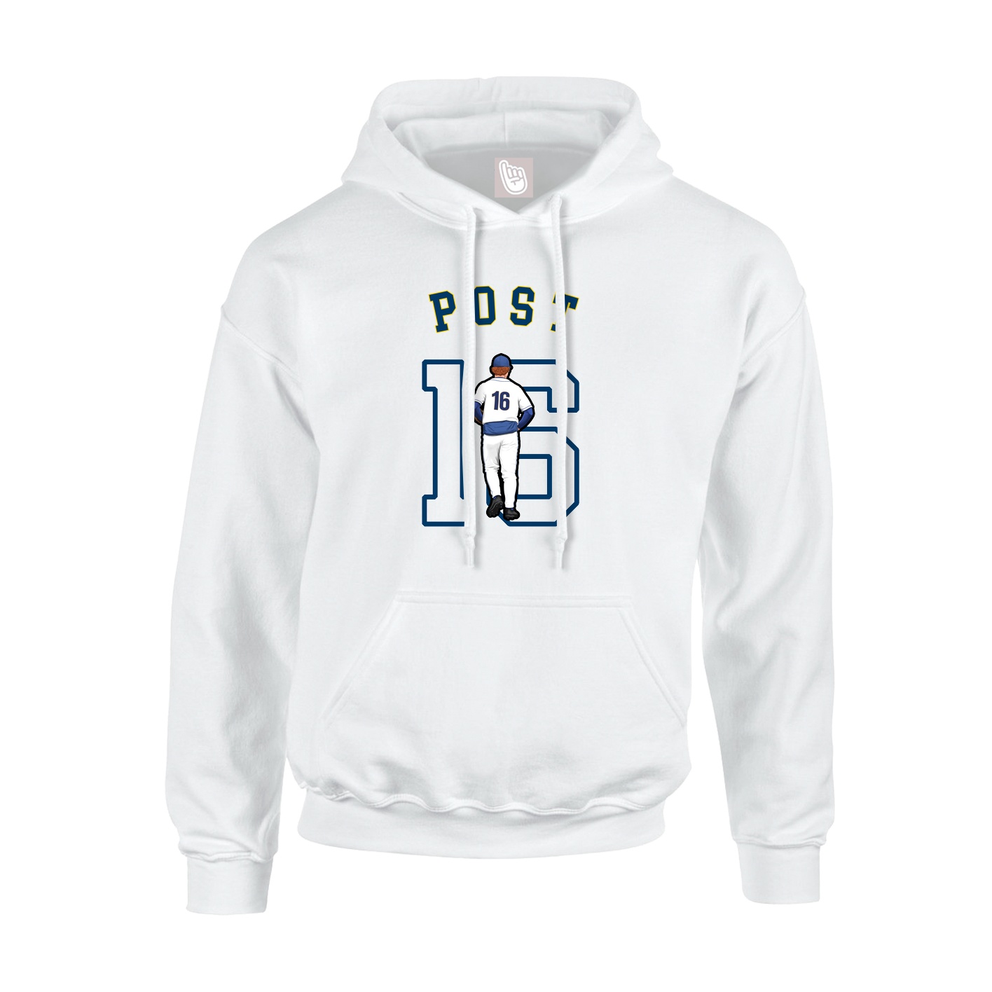 Youth Hoodie — Shirsey Arch in White