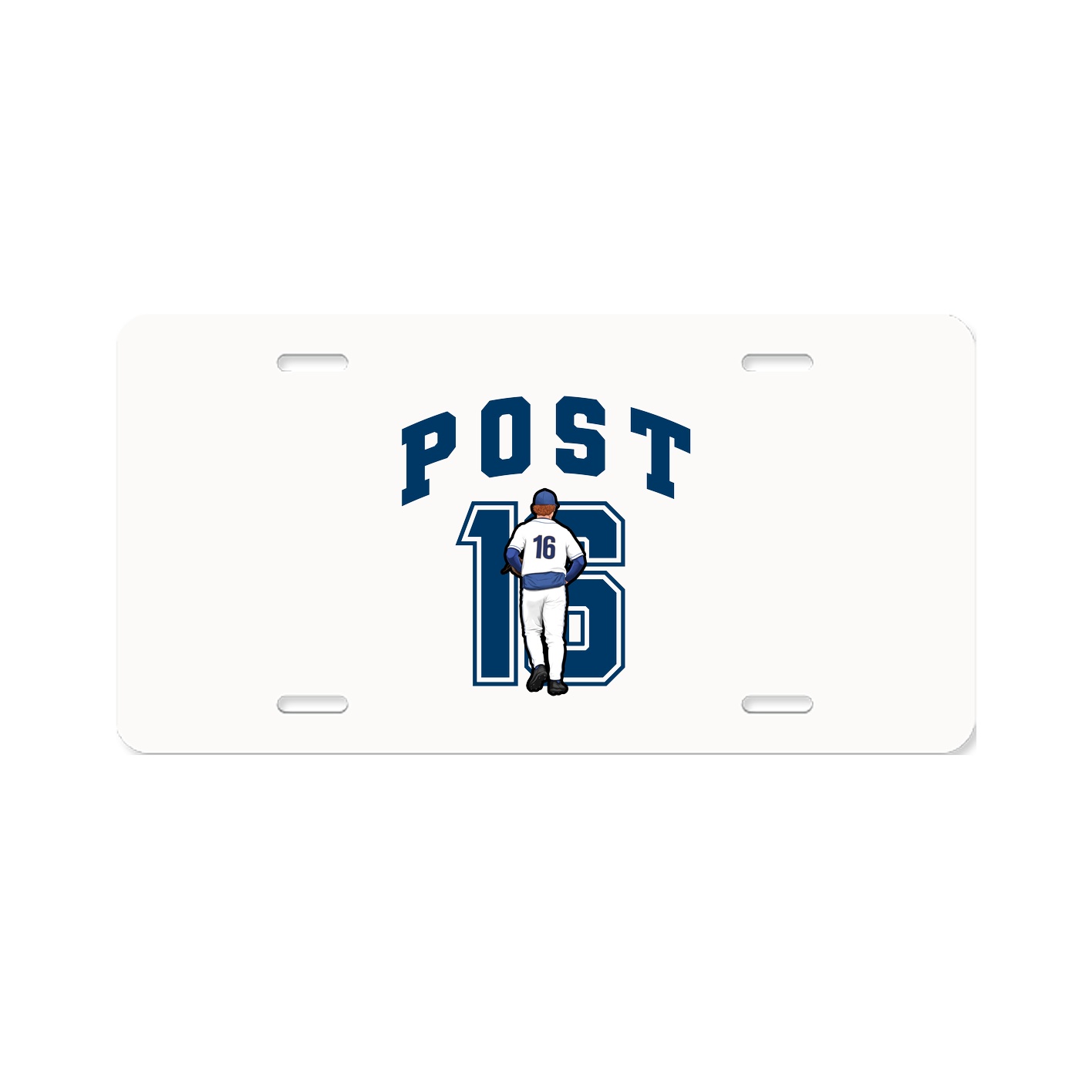 License Plate — Number in Classic