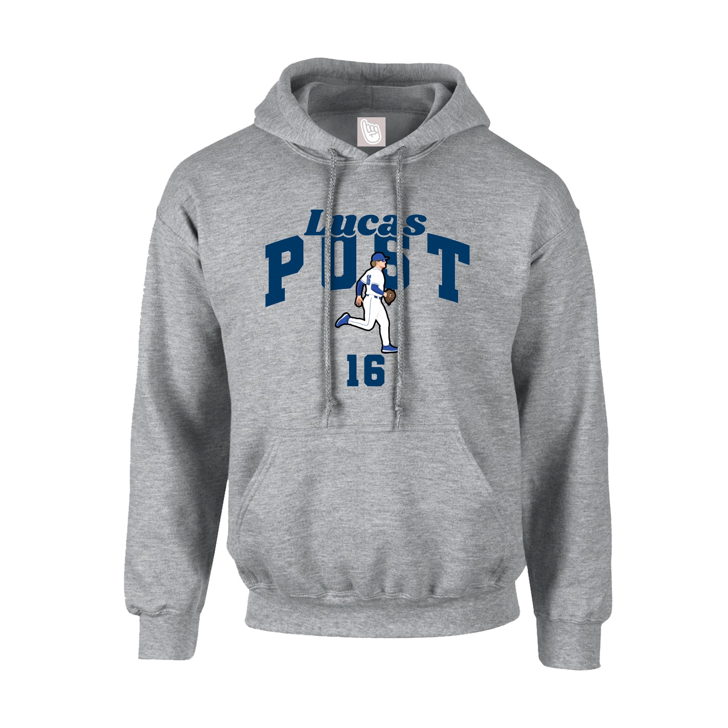 Hoodie — Signature Arch in Grey