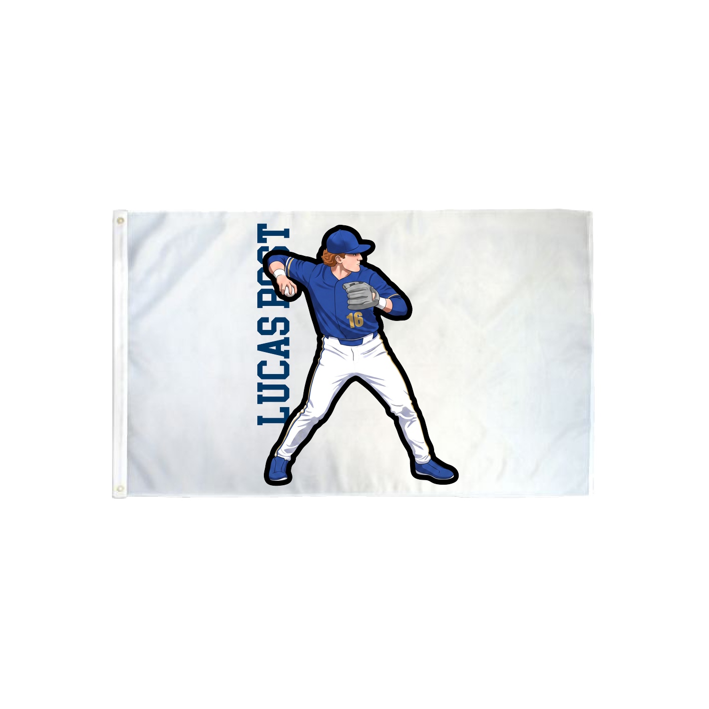 3x5 Flag — Name Vertical in Classic