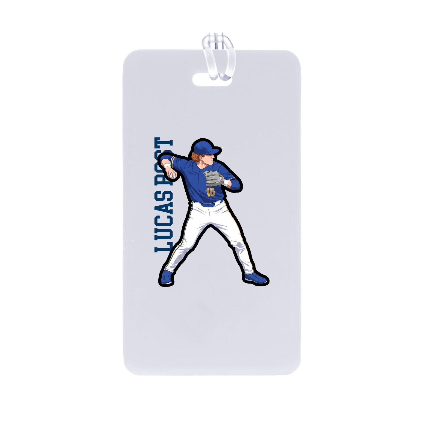 Bag Tag — Name Vertical in Classic