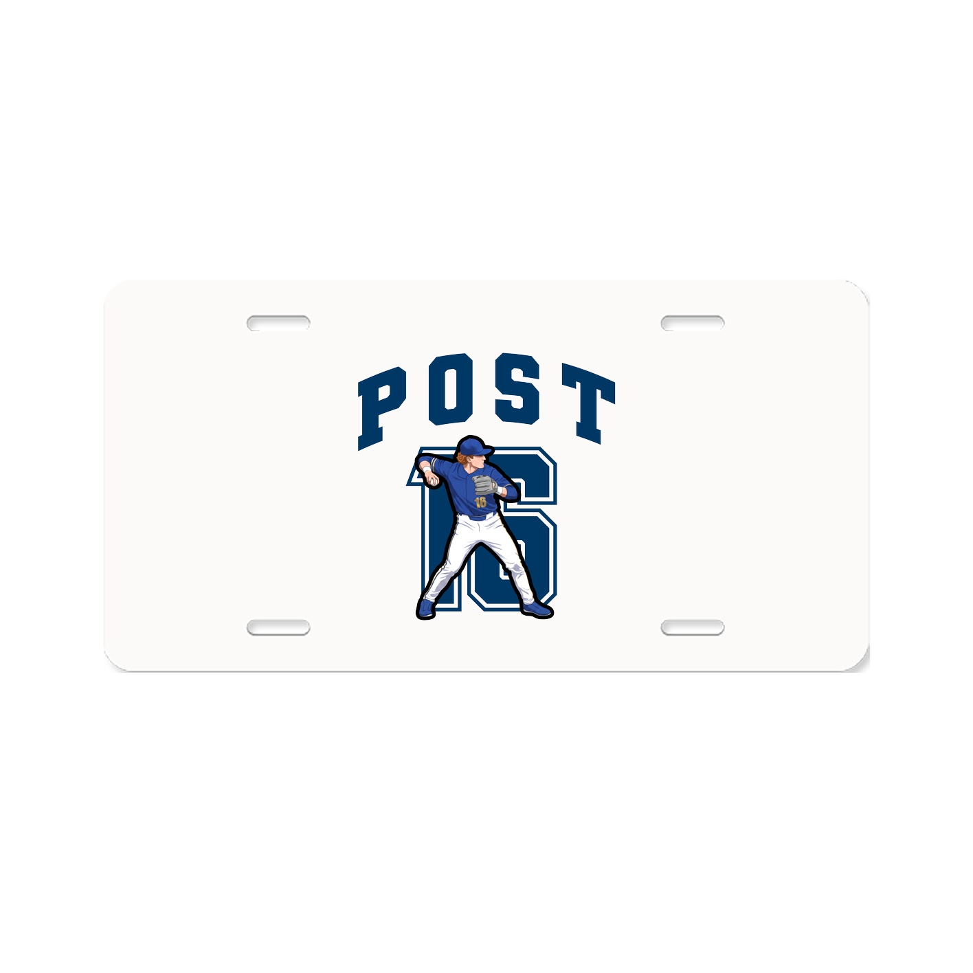 License Plate — Number in Classic