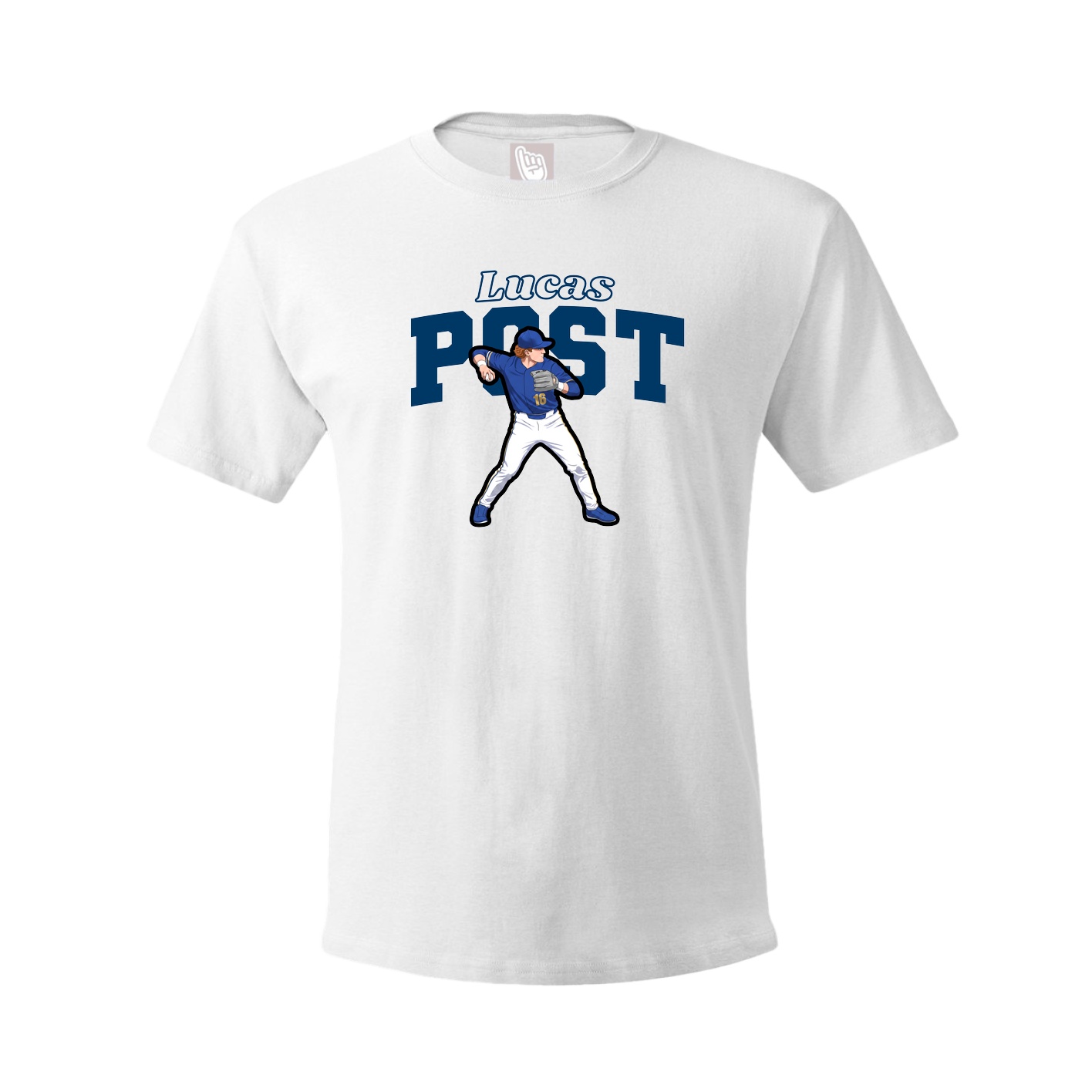 Tee — Name Arch in White