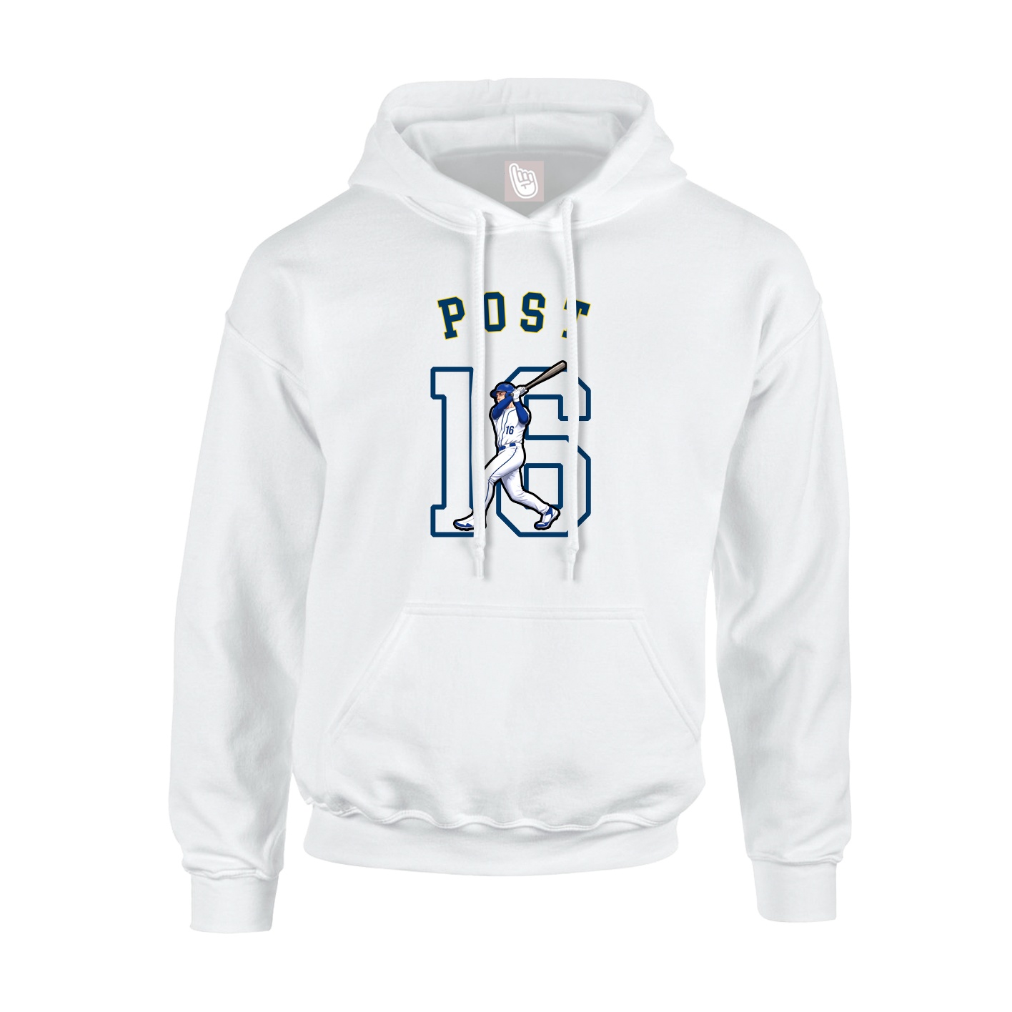 Youth Hoodie — Shirsey Arch in White