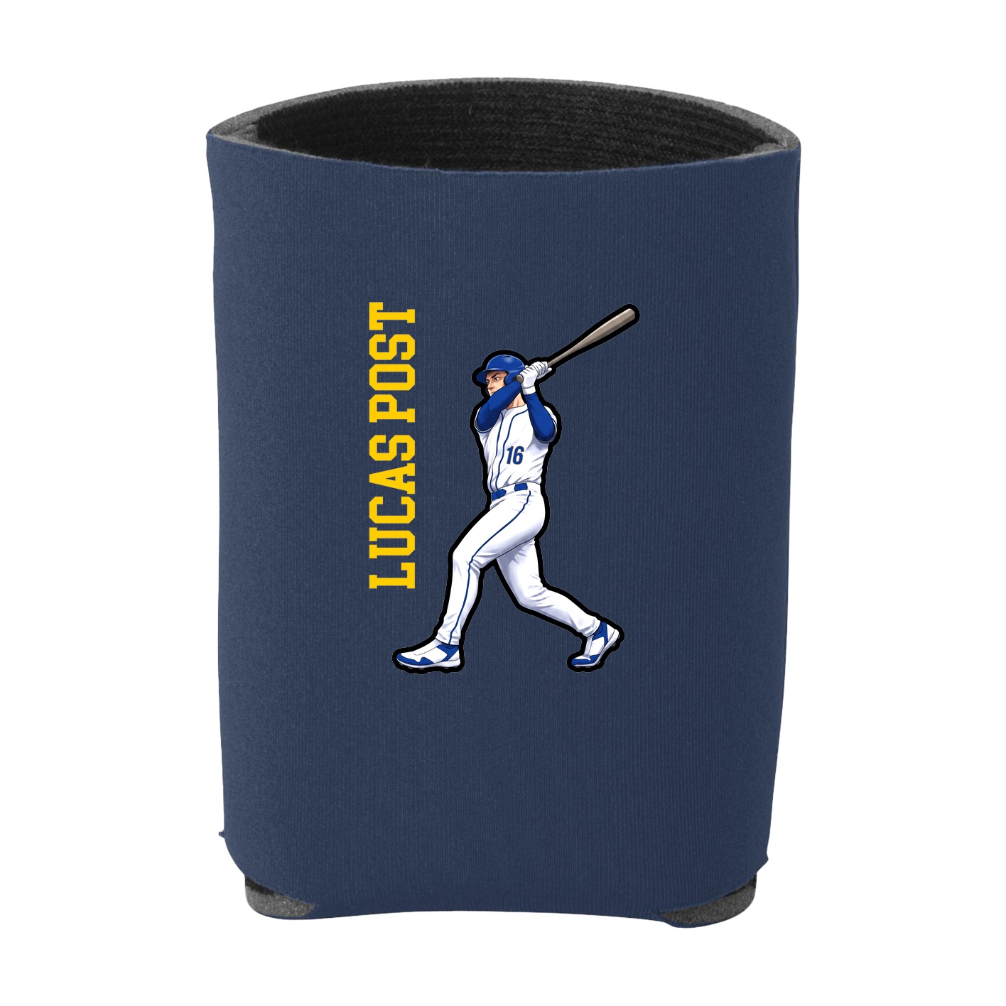 Can Holder — Name Vertical in Navy