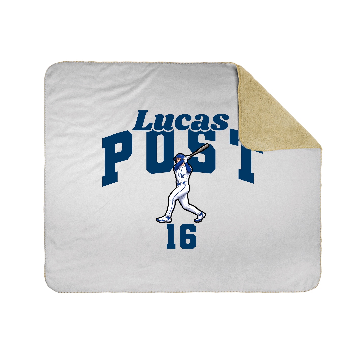 Throw Blanket — Signature Arch in White