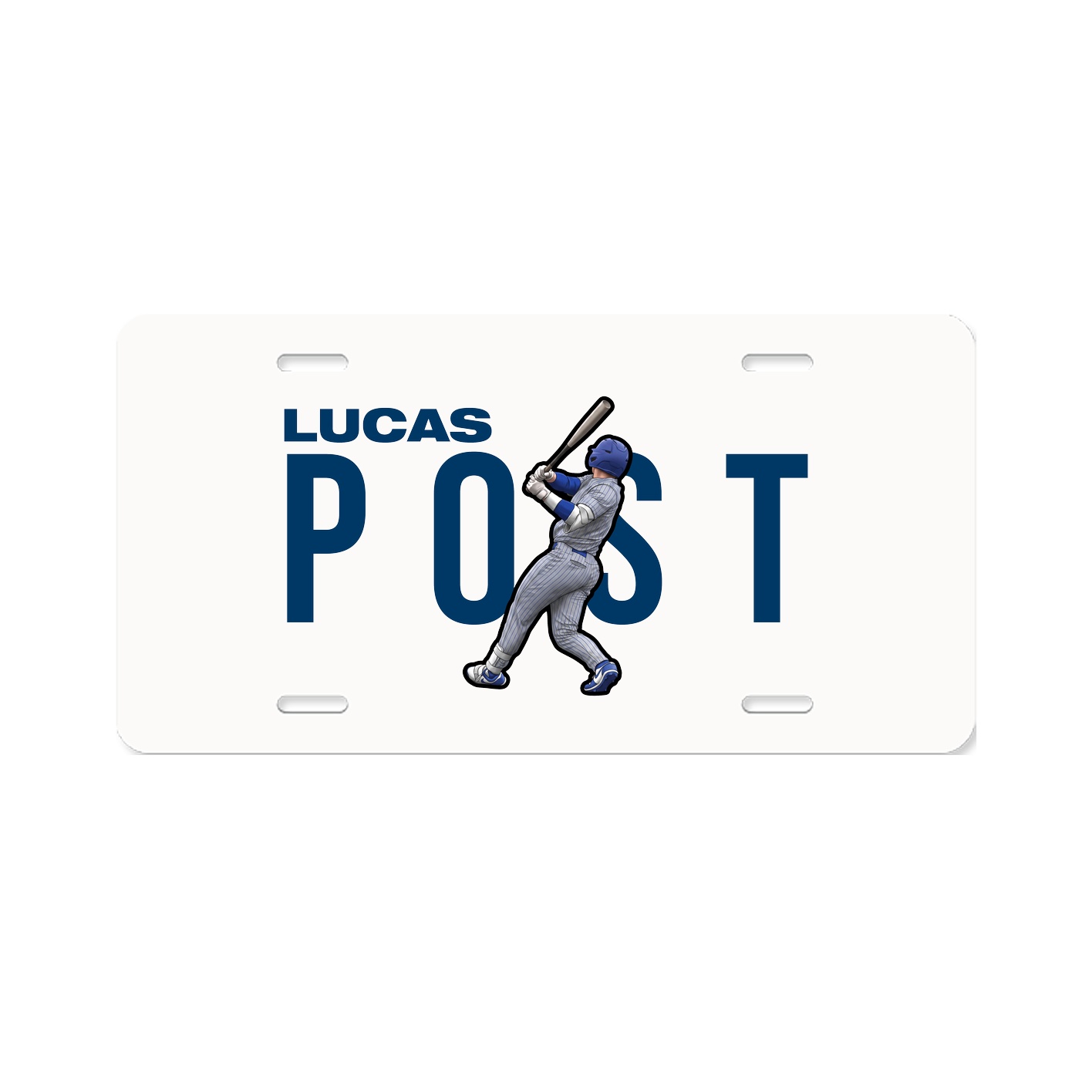 License Plate — Player Name in Classic