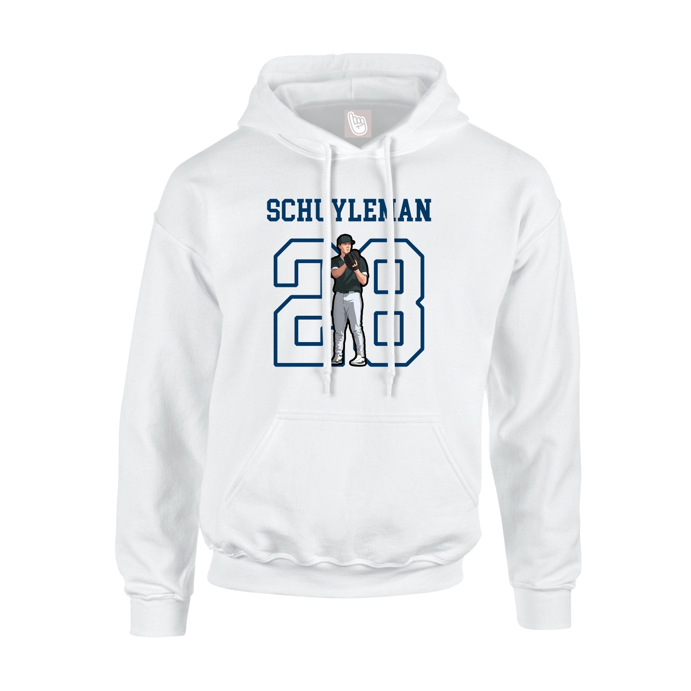 Hoodie — Shirsey in White