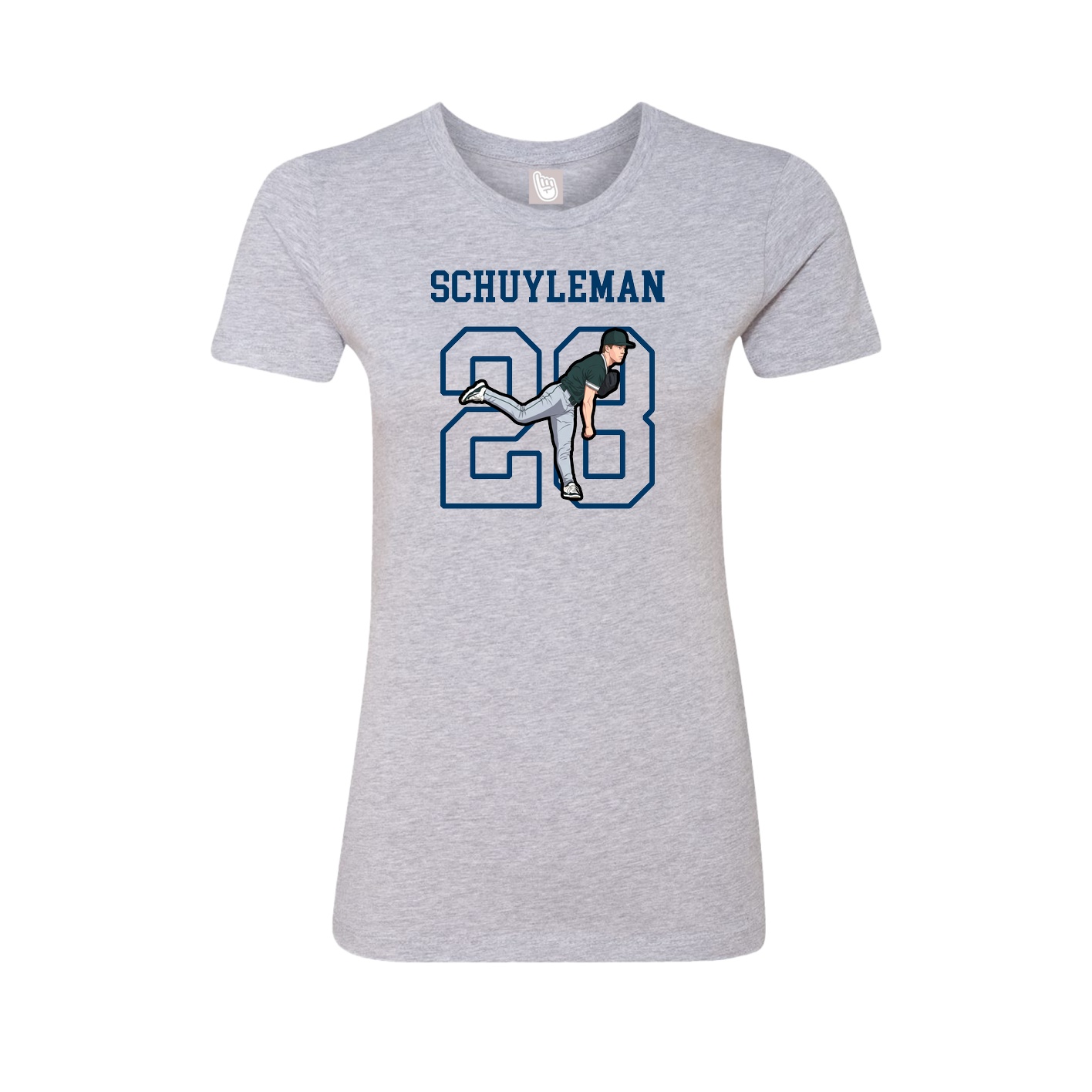 Fitted Women's Tee — Shirsey in Grey