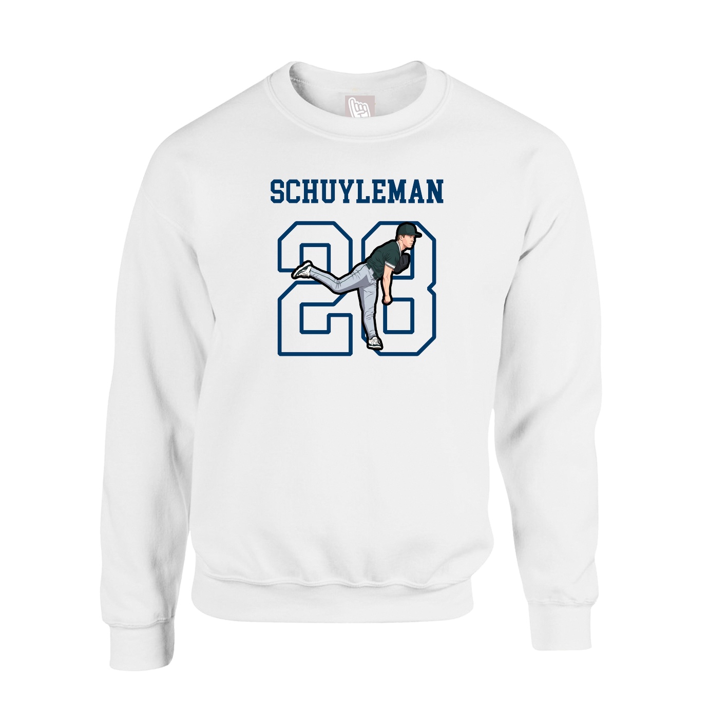 Fleece Crew — Shirsey in White