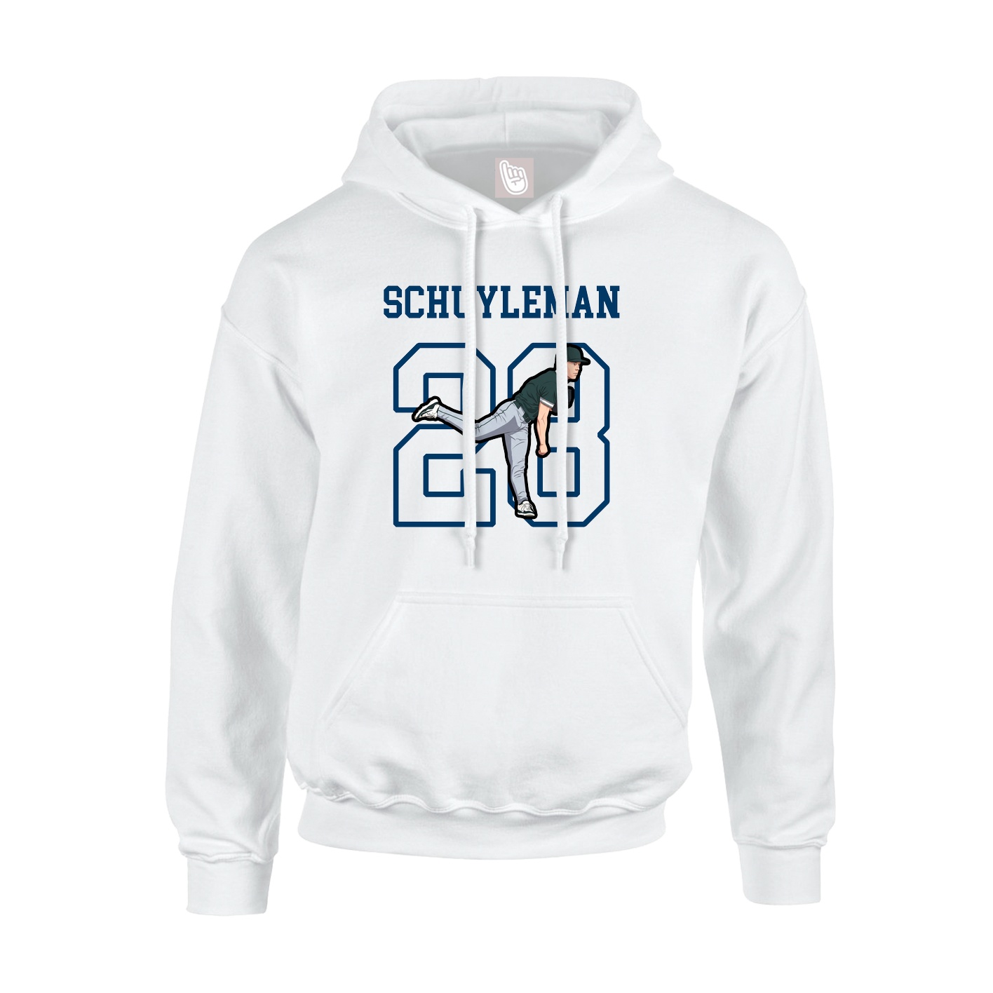 Youth Hoodie — Shirsey in White