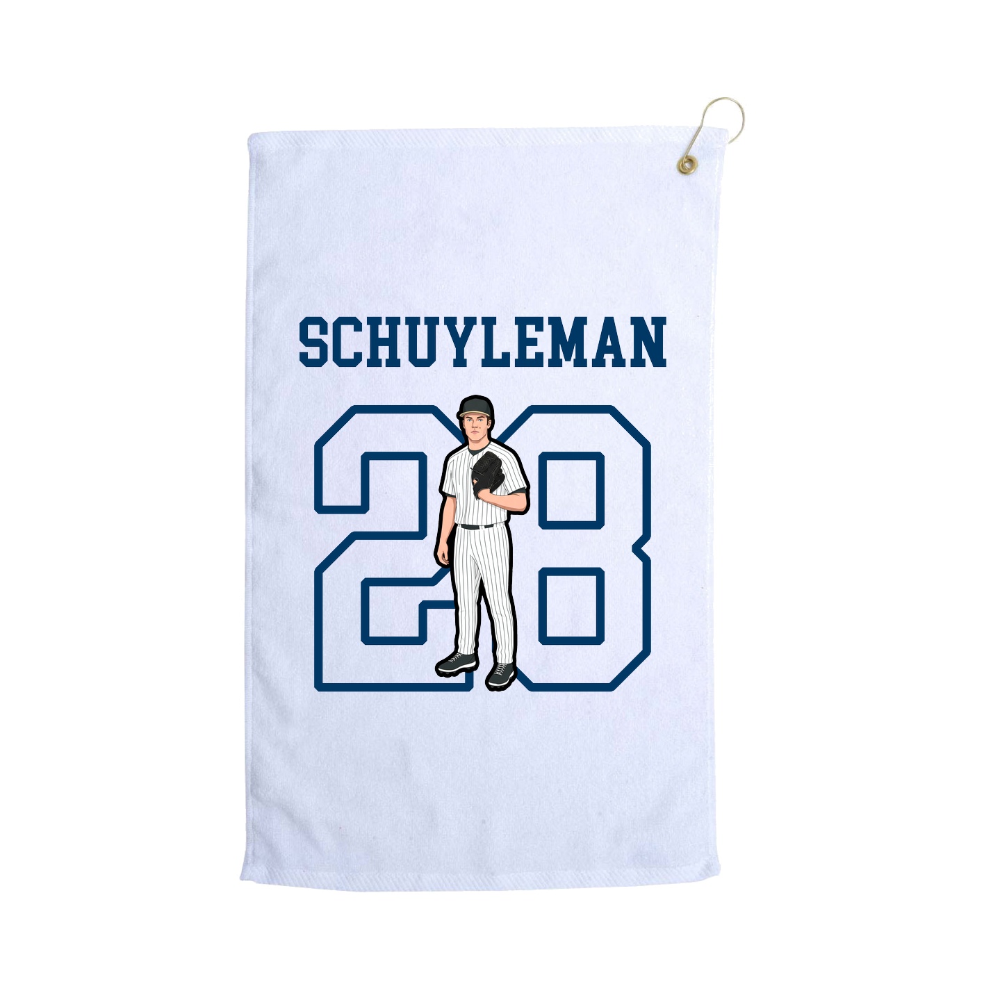 Golf Towel — Shirsey in White