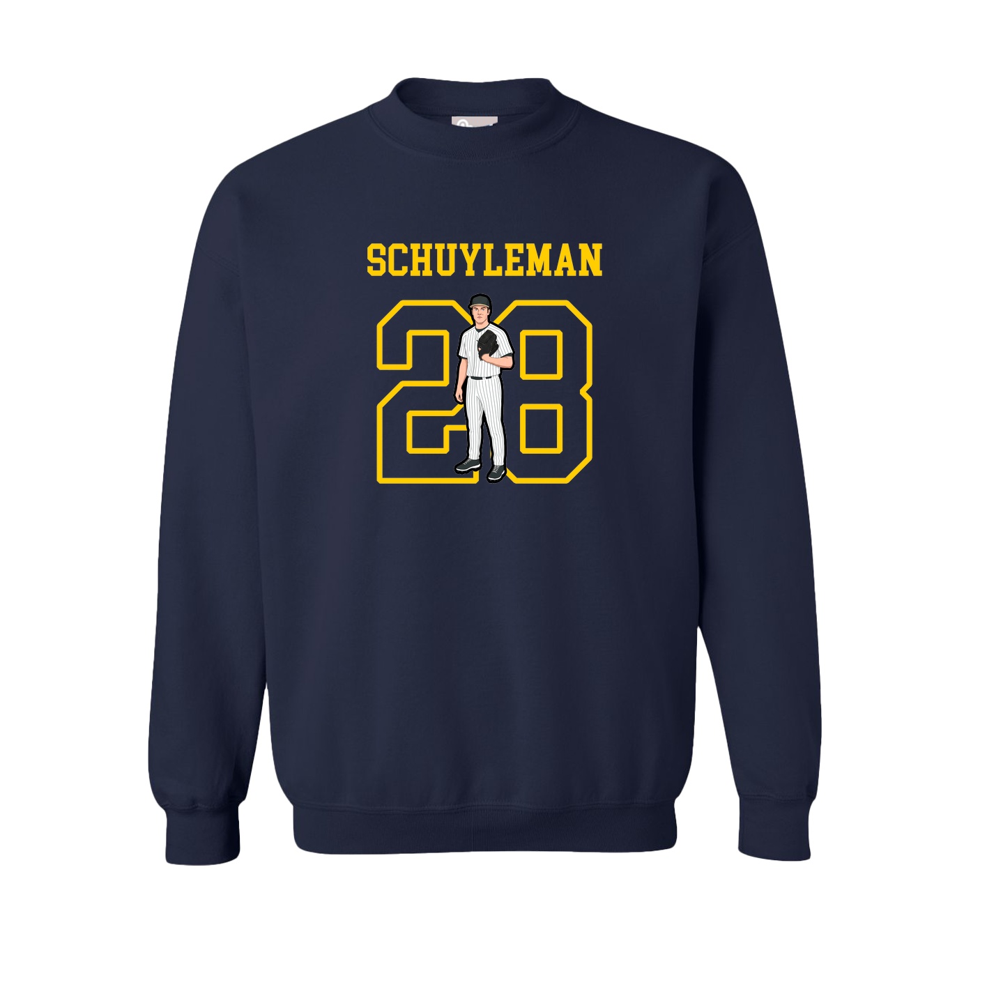 Fleece Crew — Shirsey in Navy