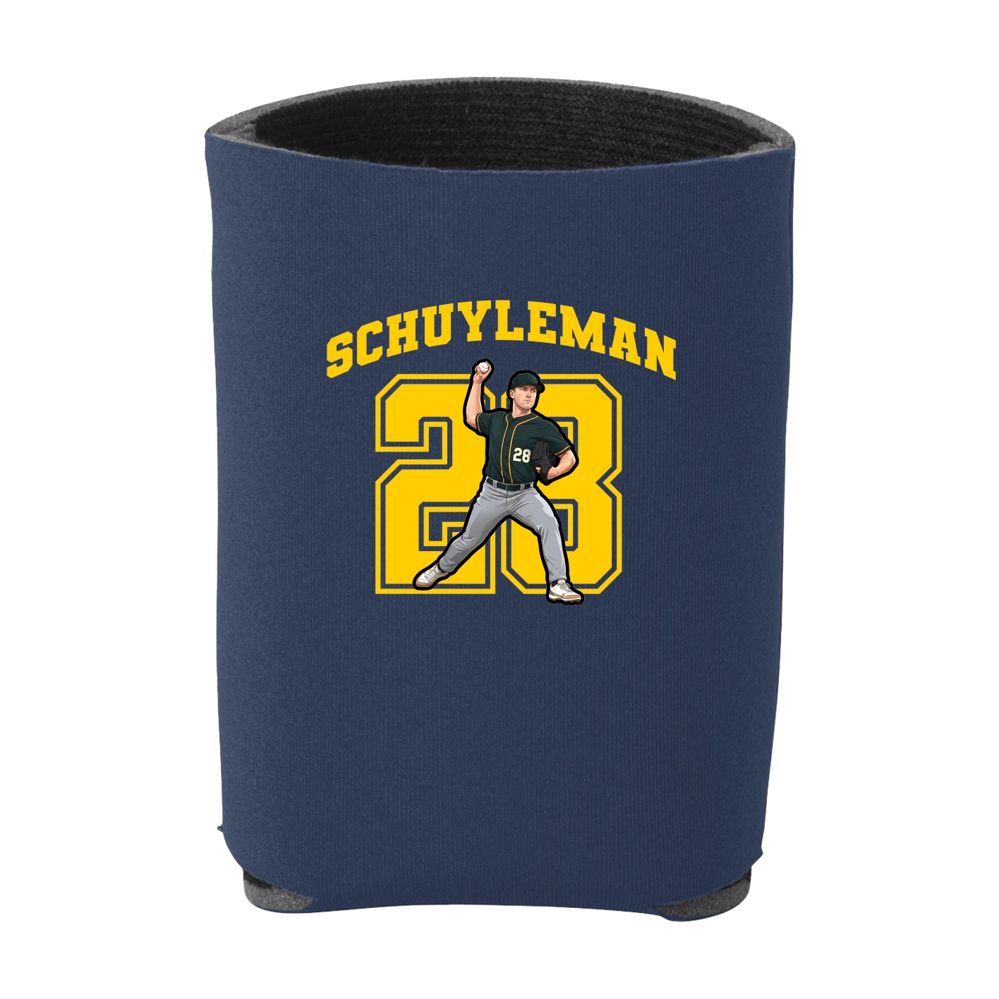 Can Holder — Number in Navy