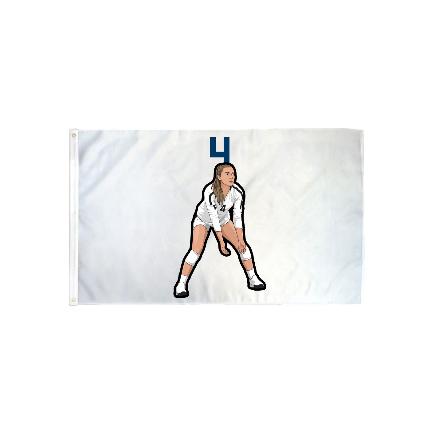 3x5 Flag — Number Top in Classic