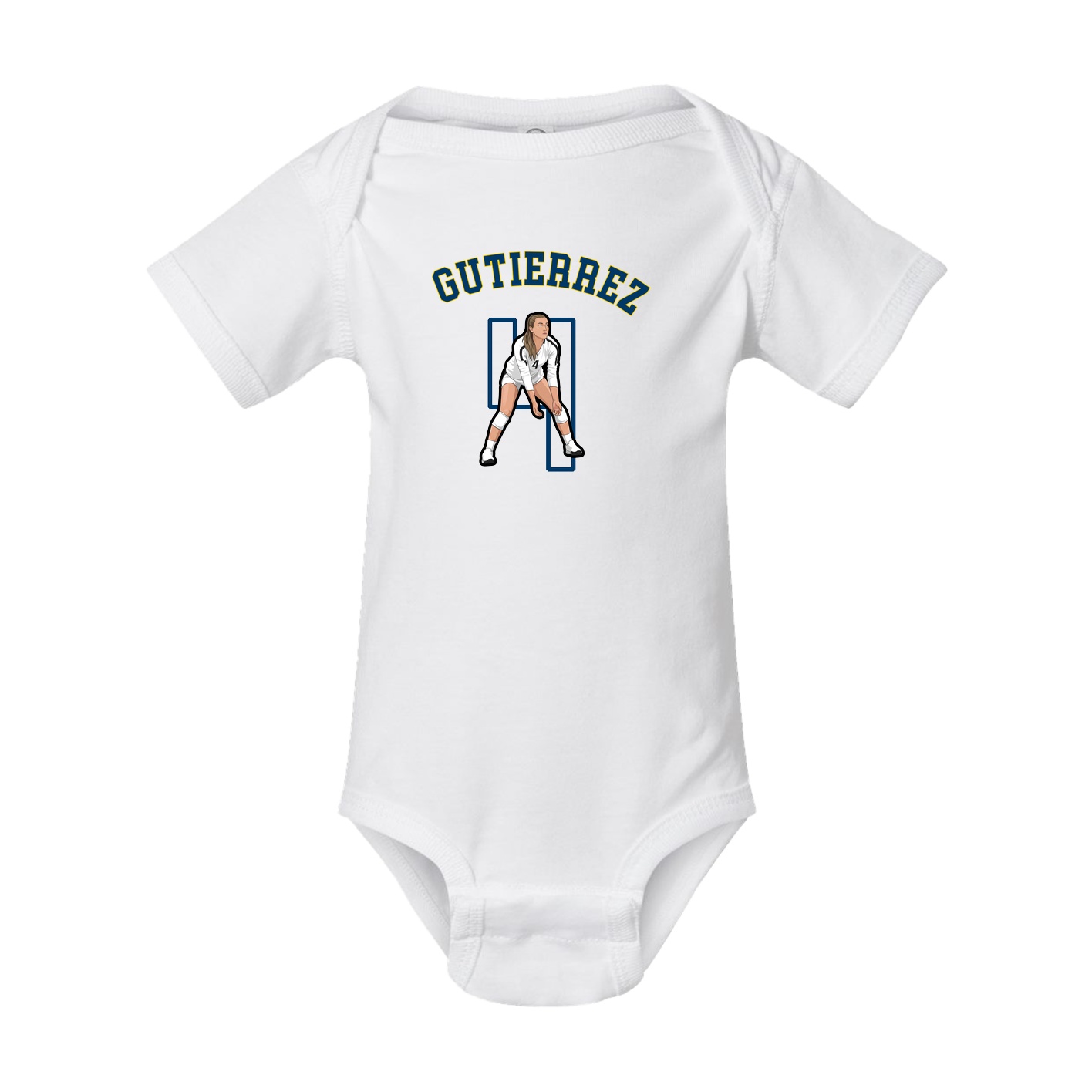 Baby Onesie — Shirsey Arch in White