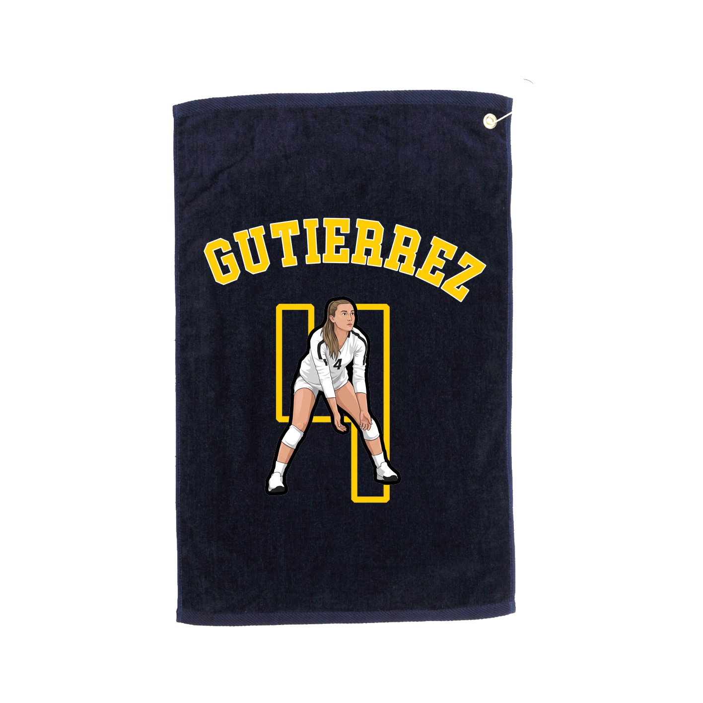 Golf Towel — Shirsey Arch in Navy