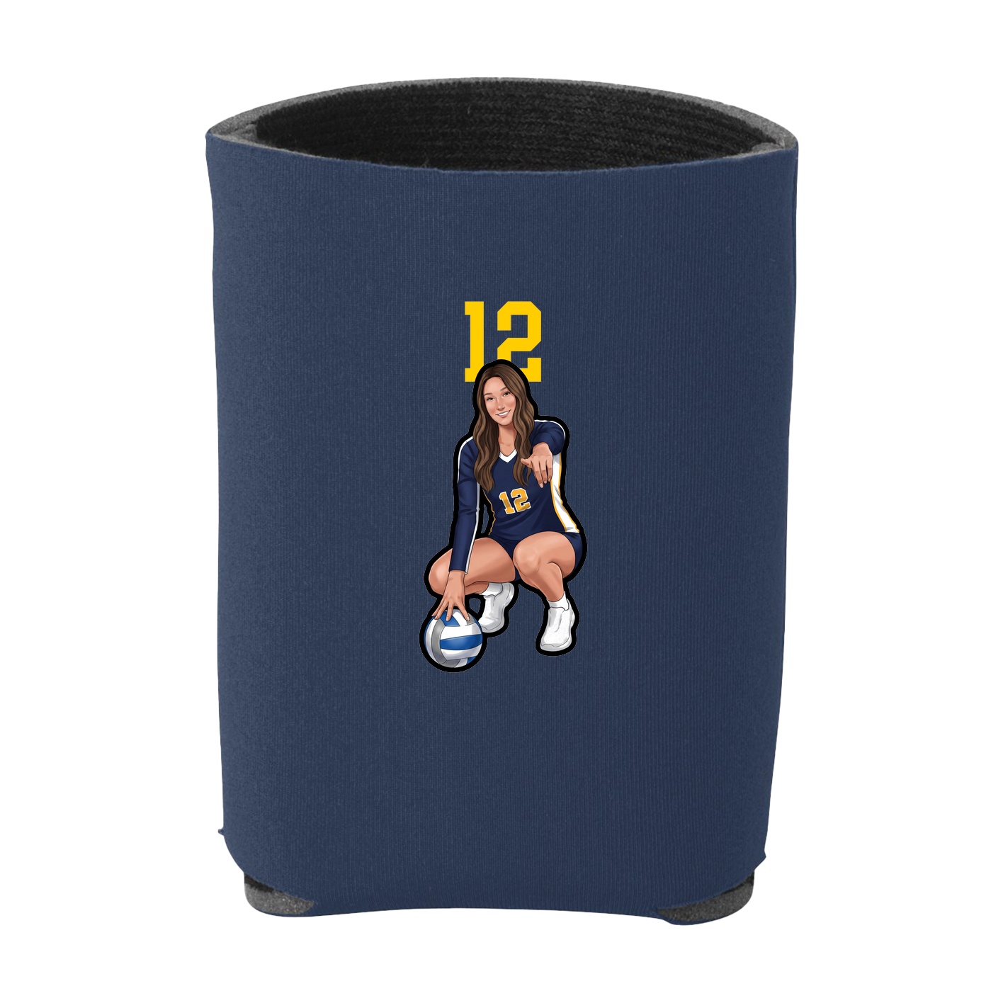 Can Holder — Number Top in Navy