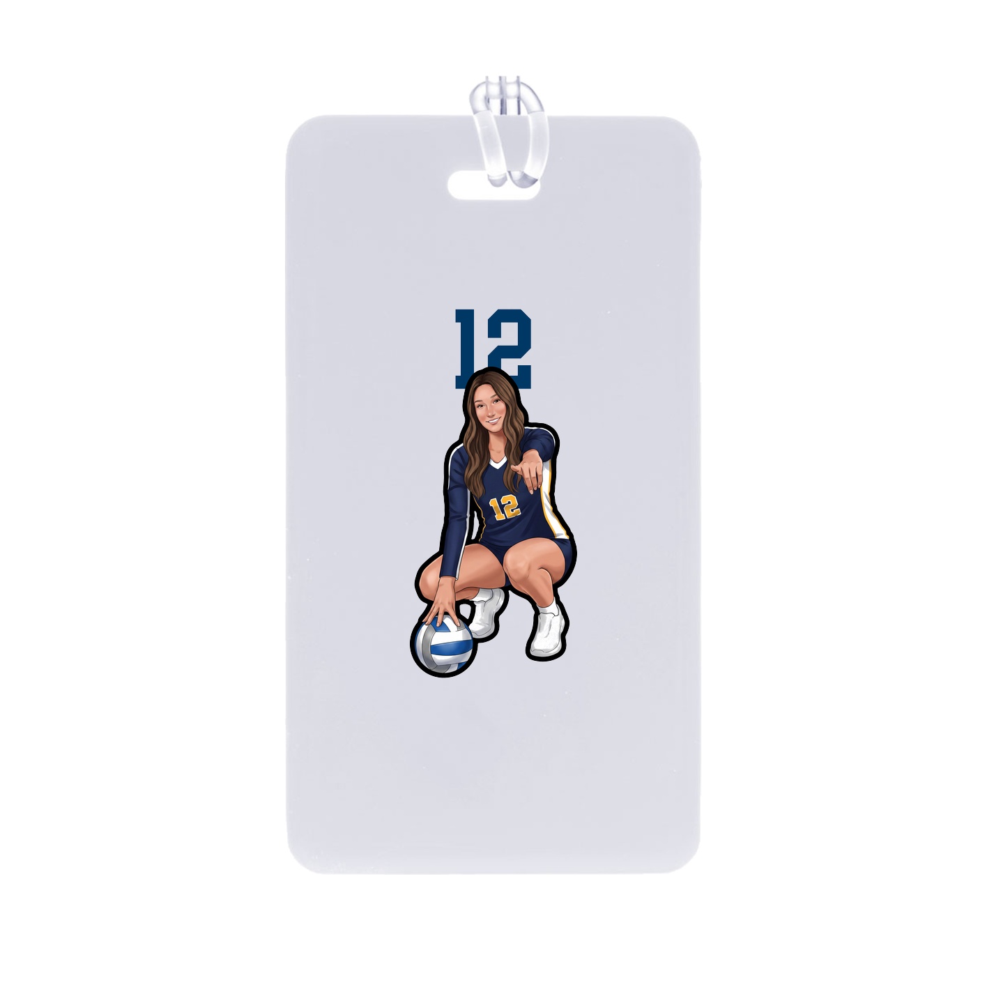 Bag Tag — Number Top in Classic