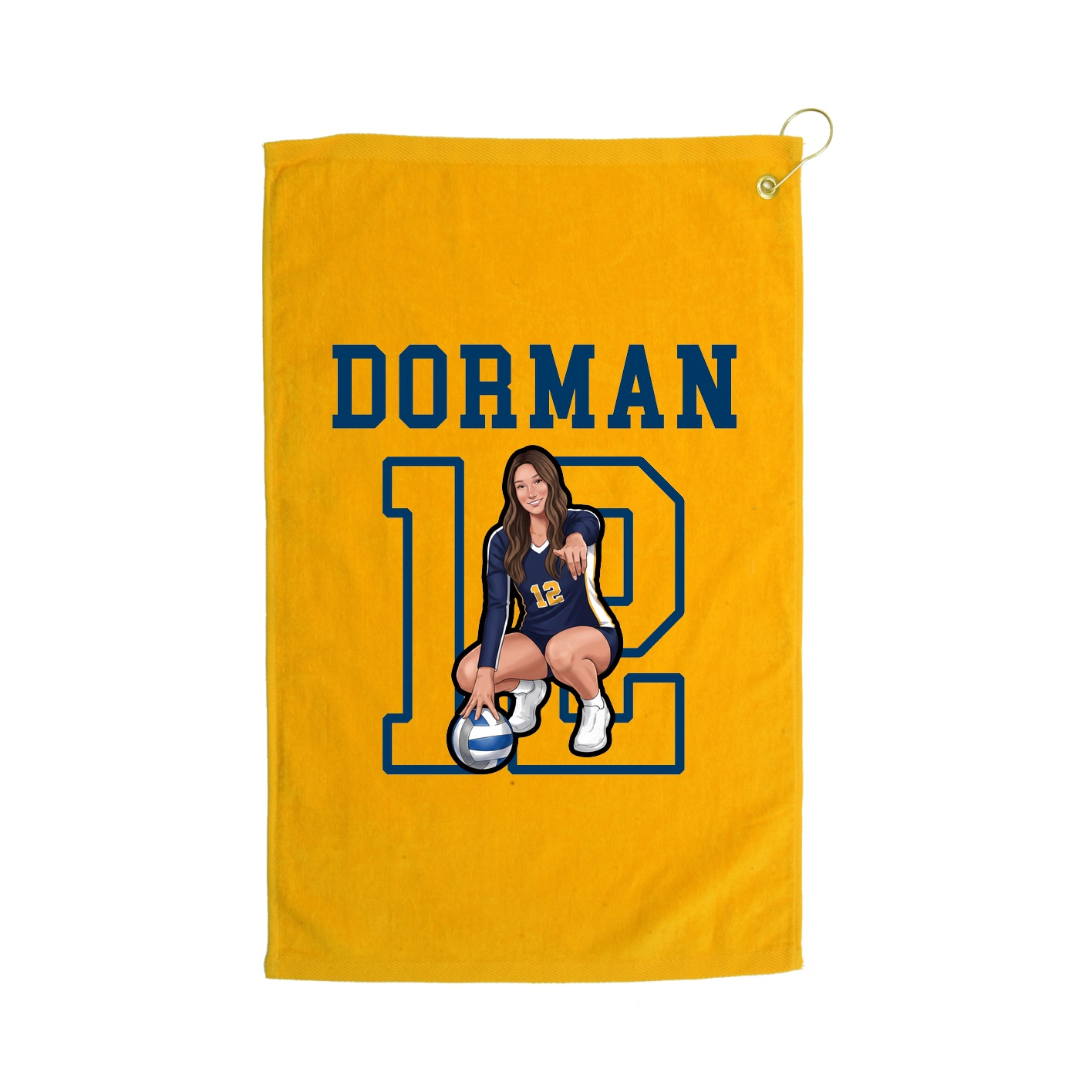 Golf Towel — Shirsey in Gold