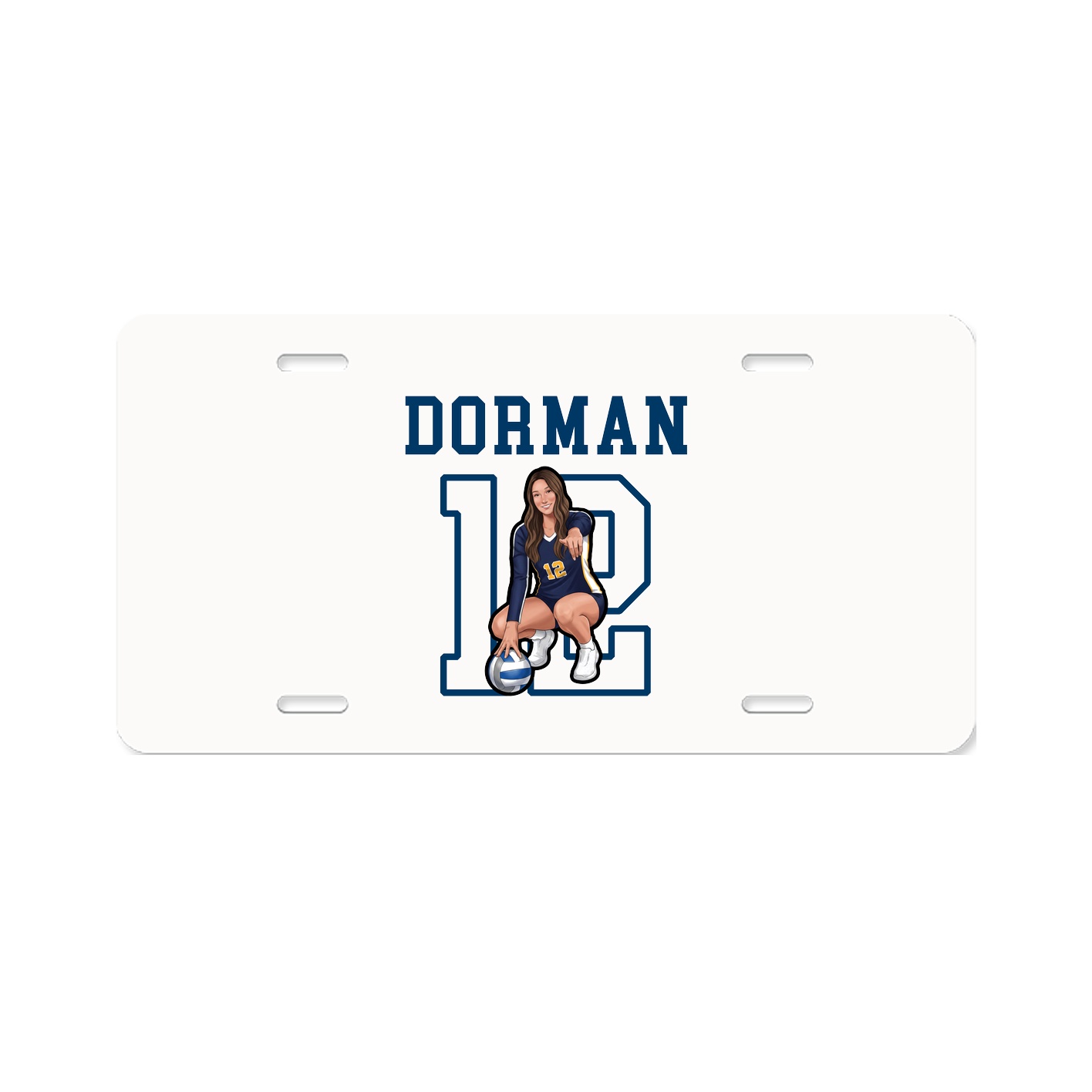 License Plate — Shirsey in Classic