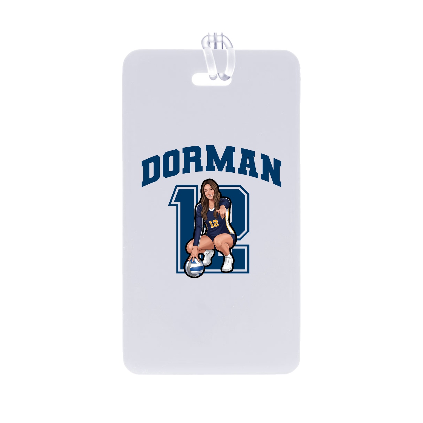 Bag Tag — Number in Classic
