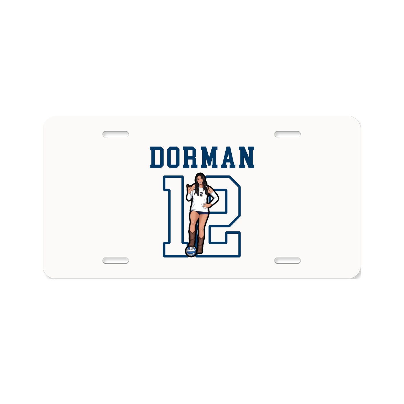 License Plate — Shirsey in Classic