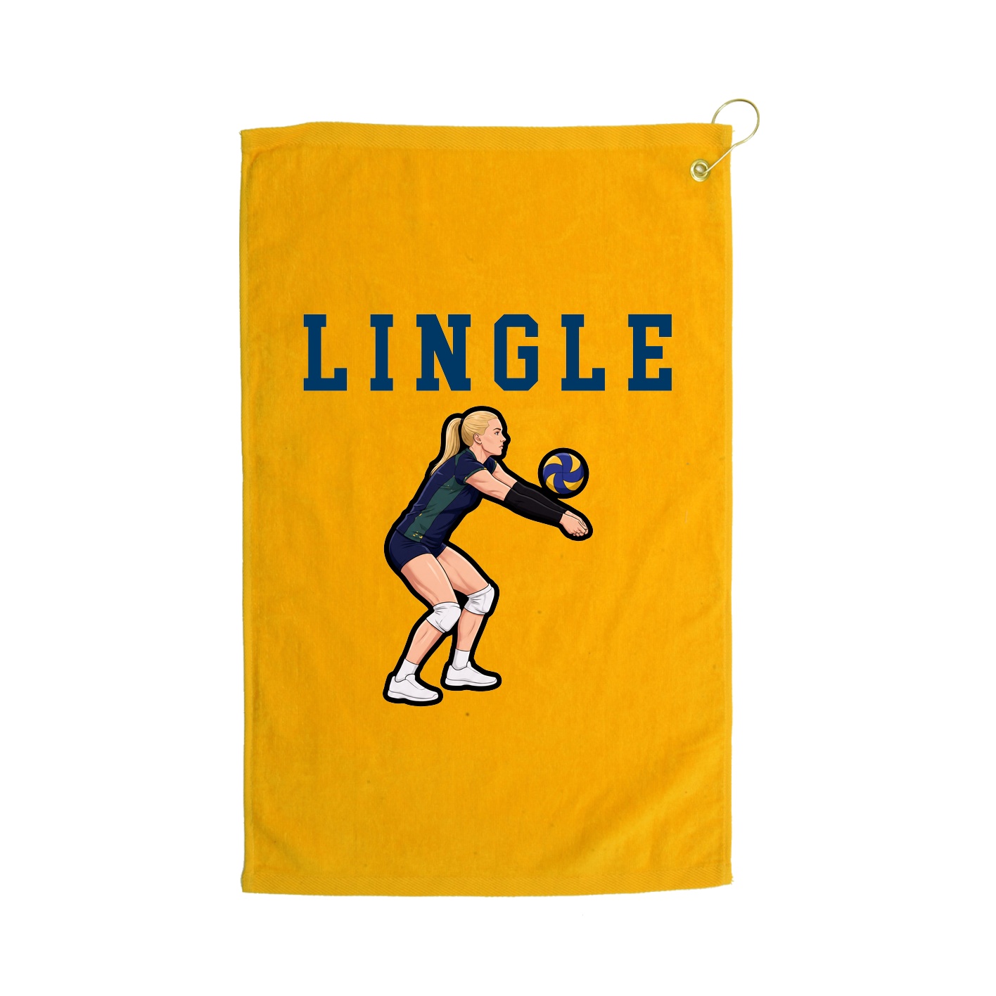 Golf Towel — Shirsey in Gold