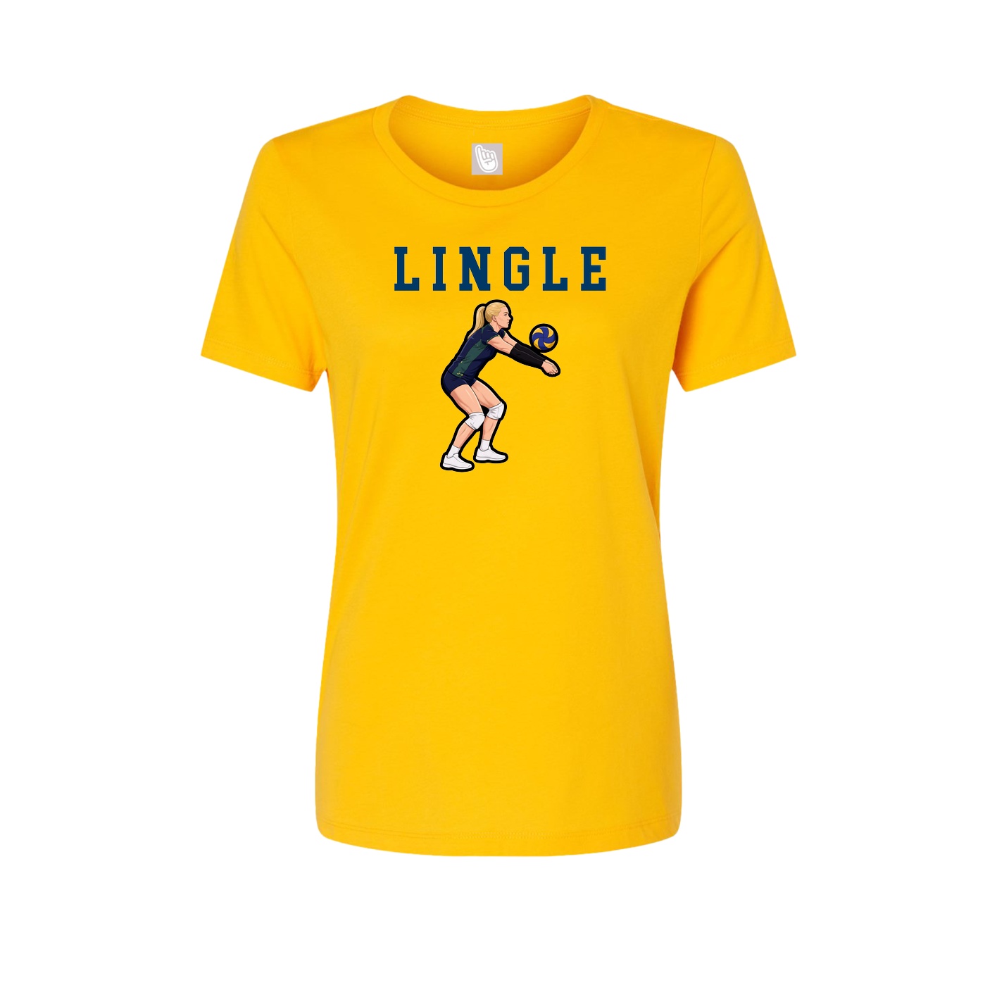 Fitted Women's Tee — Shirsey in Gold